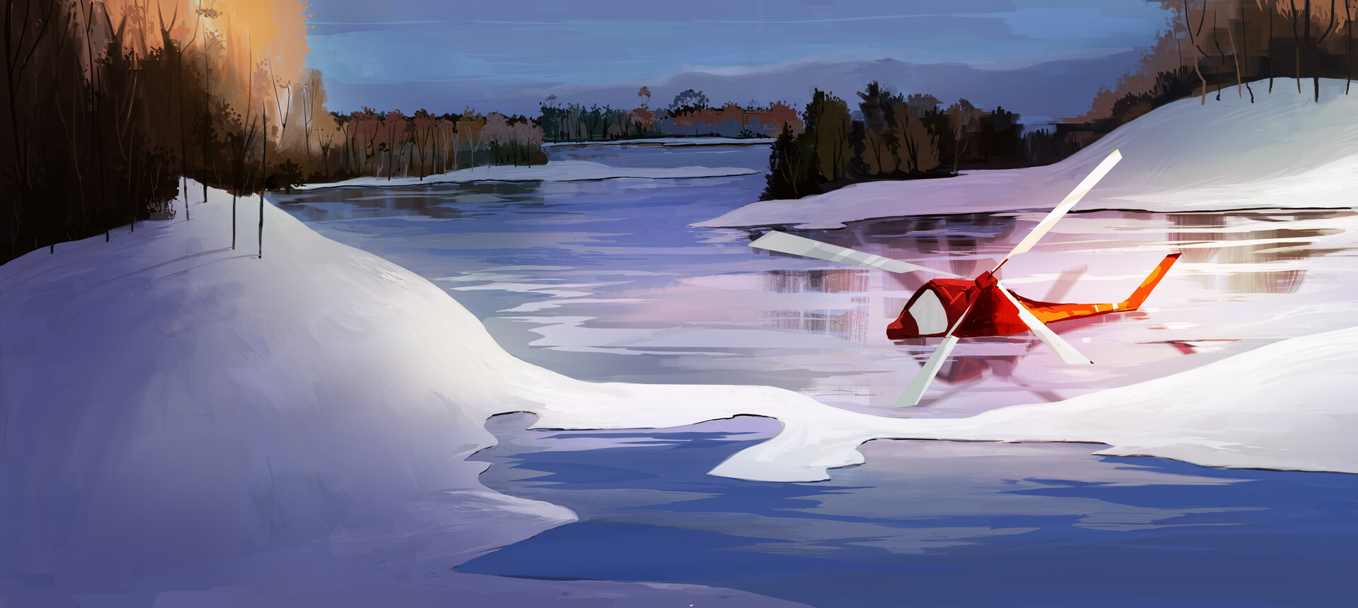 ArtStation Icy Island