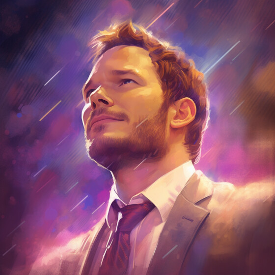 ArtStation - Chris Pratt as an inspirational actuary