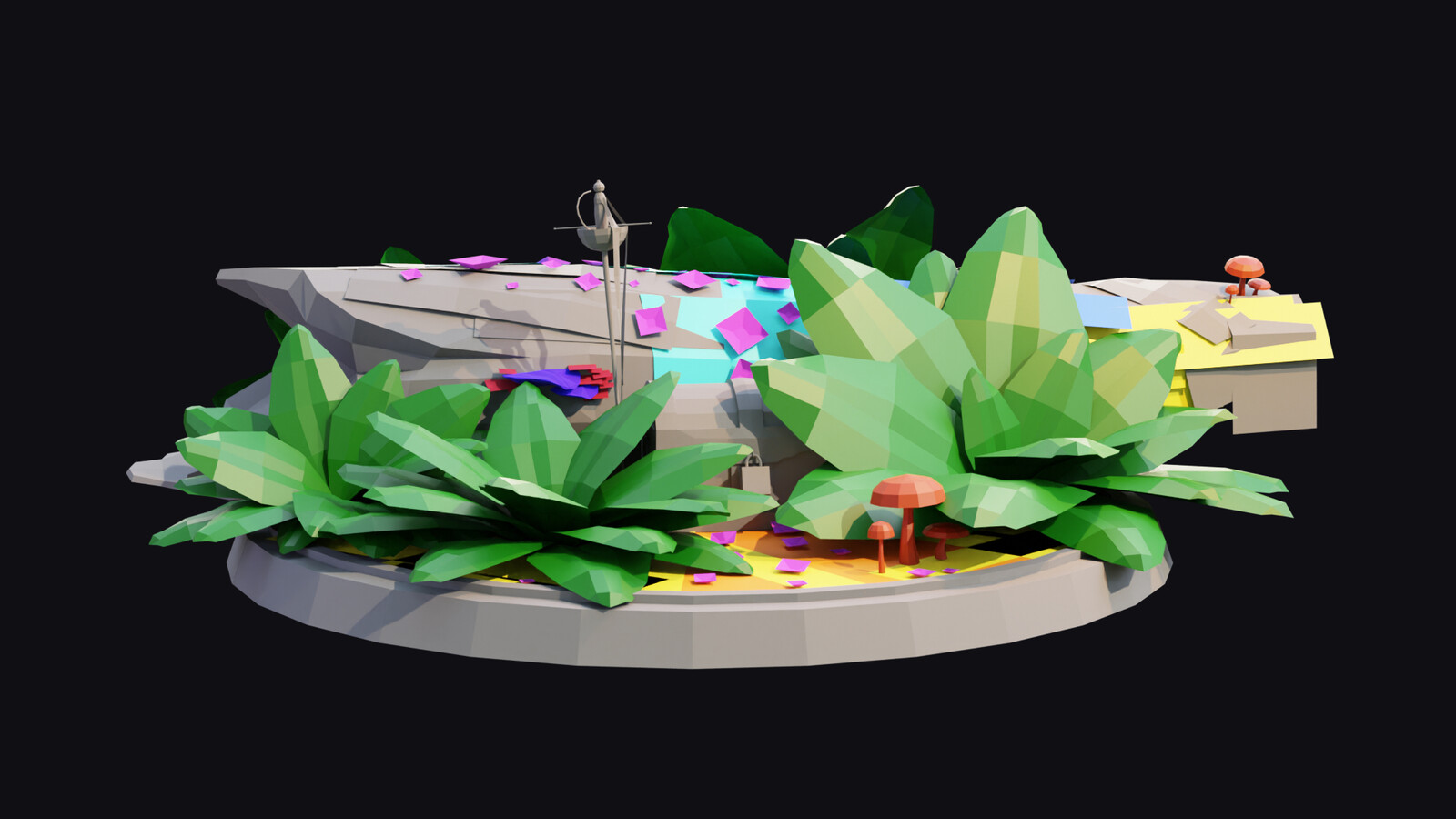 Object Instancing - gray objects are unique