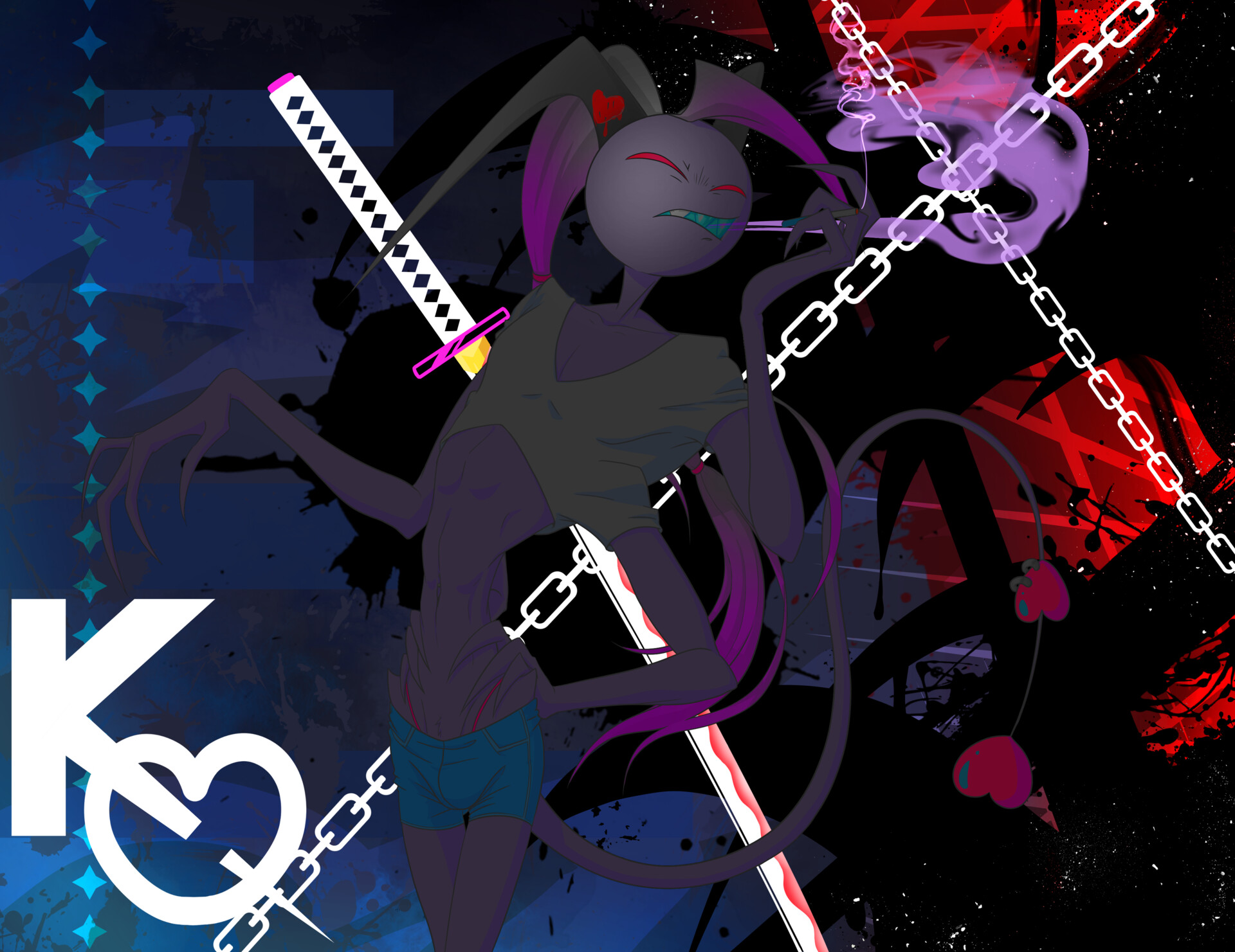 Hazbin Hotel Angel Dust Simple Wallpaper By Cprkaaroo On Deviantartcharlie Hazbin Hotel Angel Dust