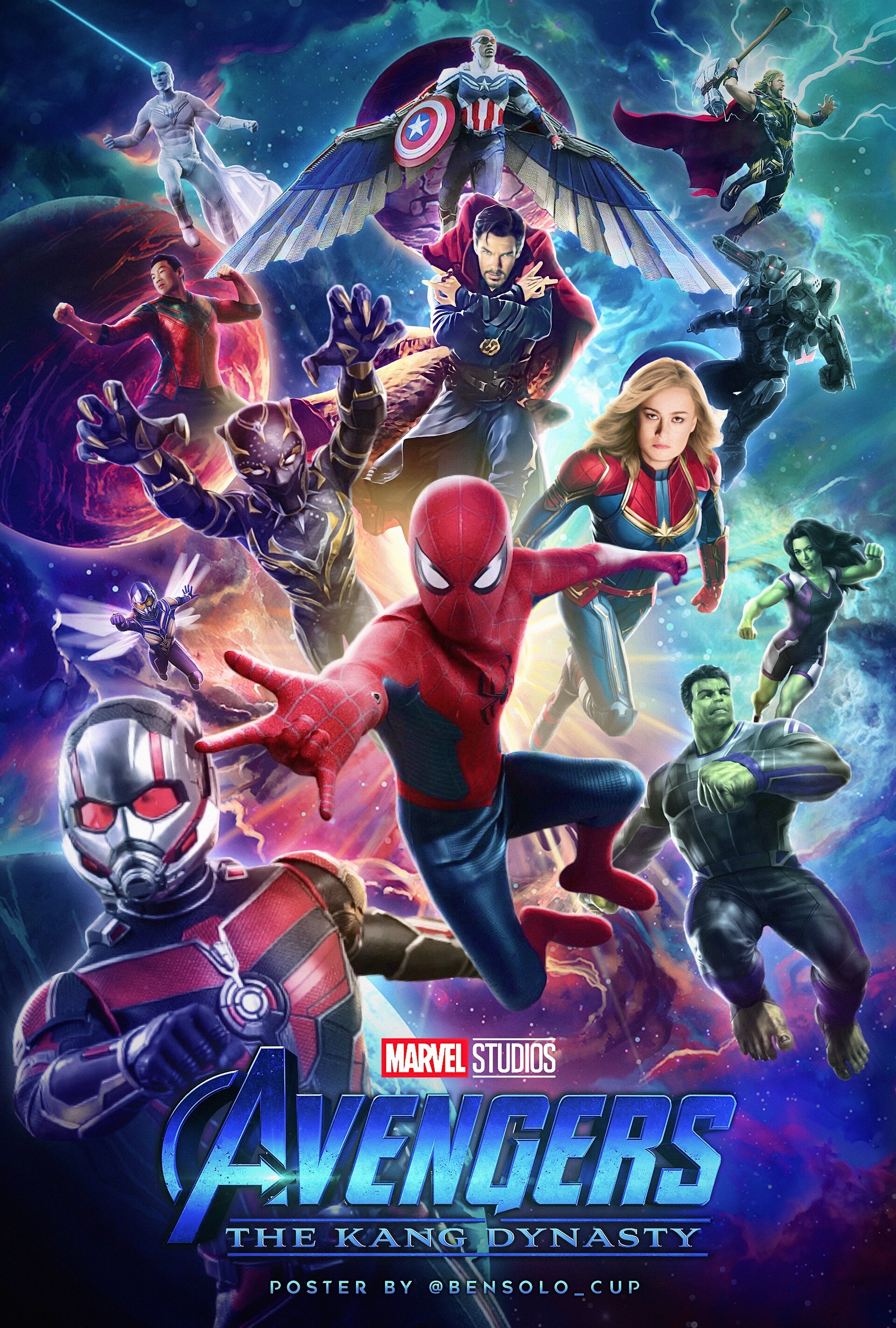 Jonathan Majors Creed 3 x Avengers The Kang Dynasty Marvel Studios Home  Decor Poster Canvas - REVER LAVIE