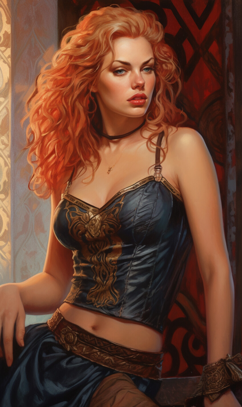ArtStation - dnd harlot scarlett johansson