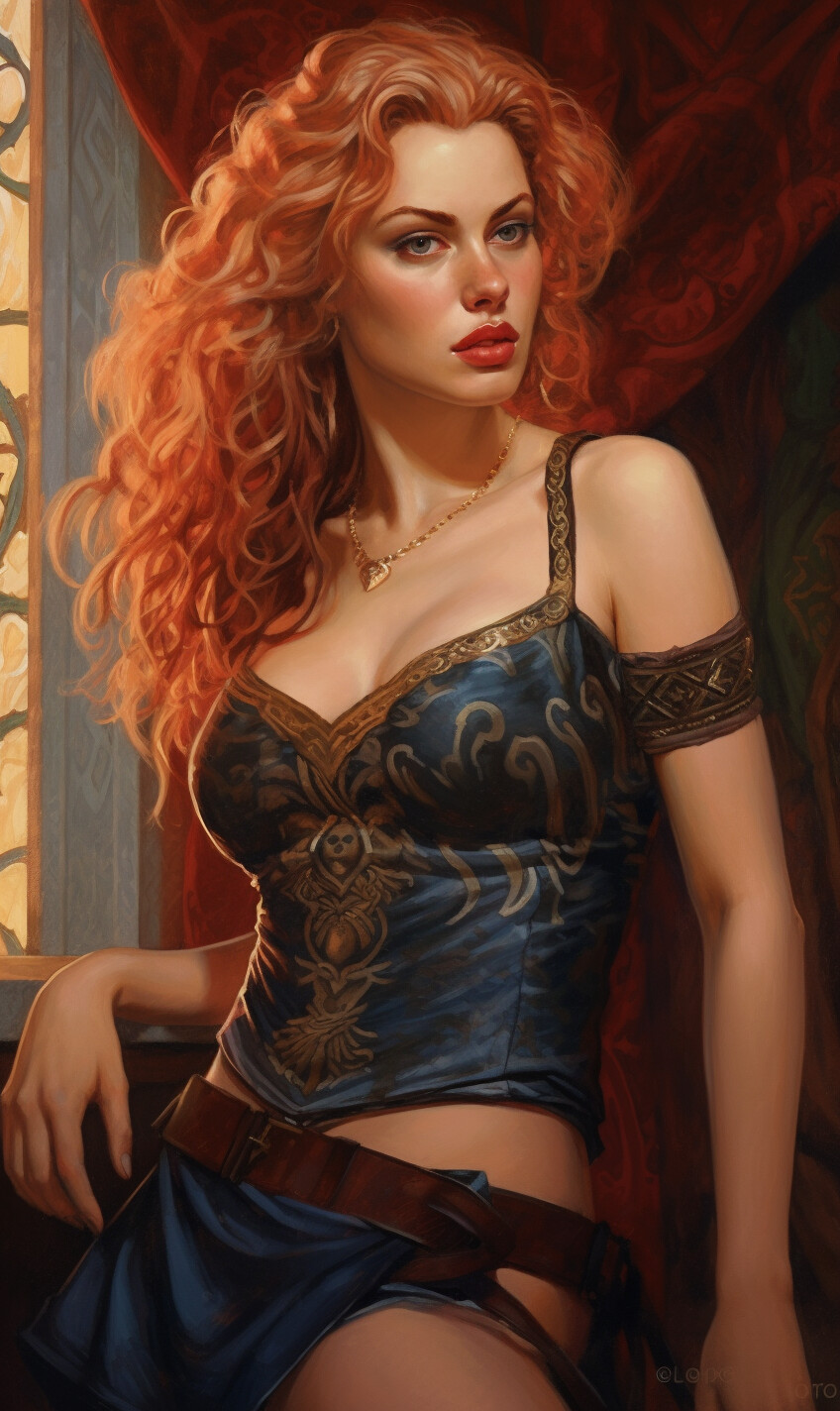 Midjourney Rando - dnd harlot scarlett johansson