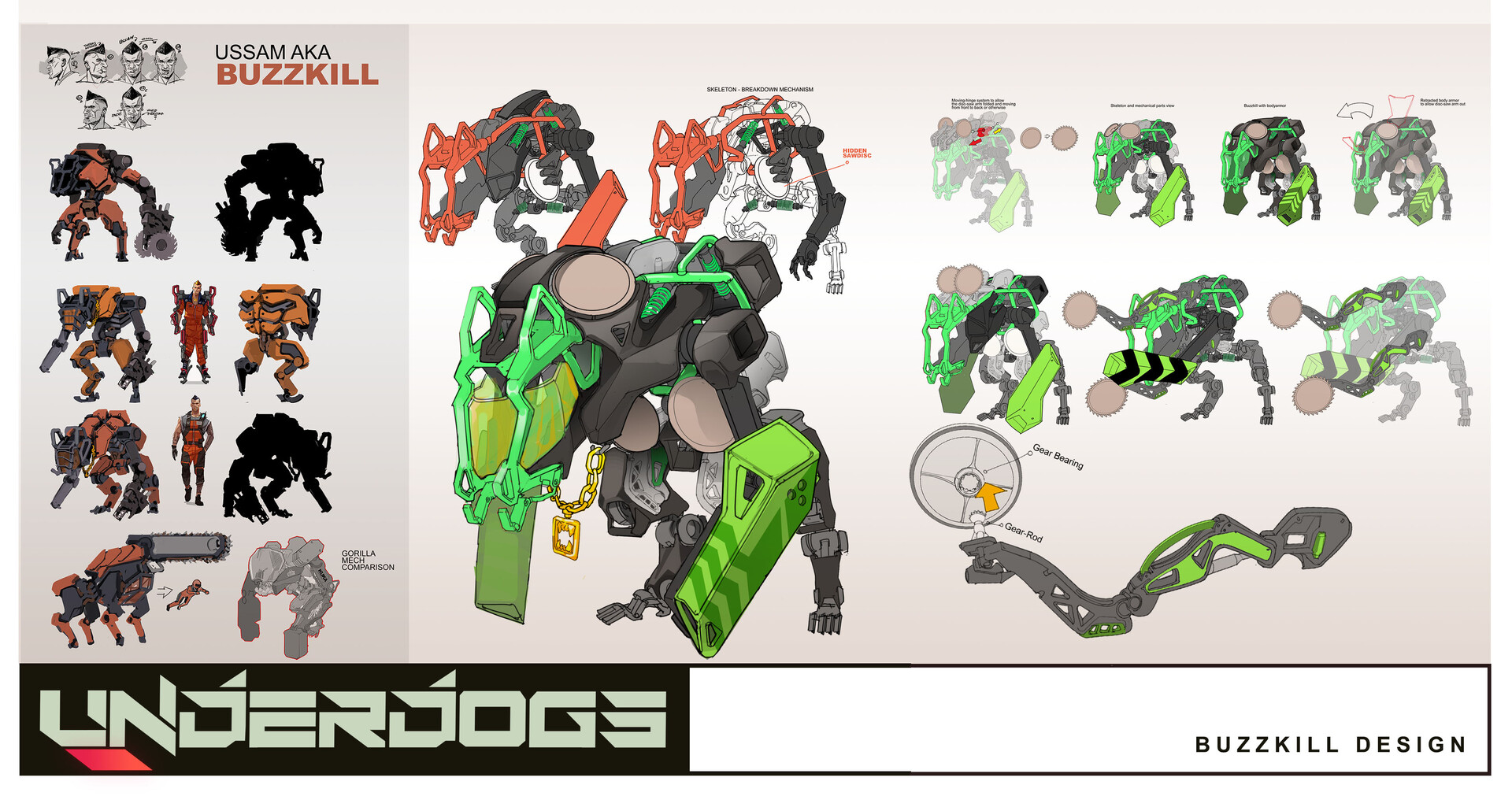 Aidil Fakhri - UNDERDOGS 2D Concept Art
