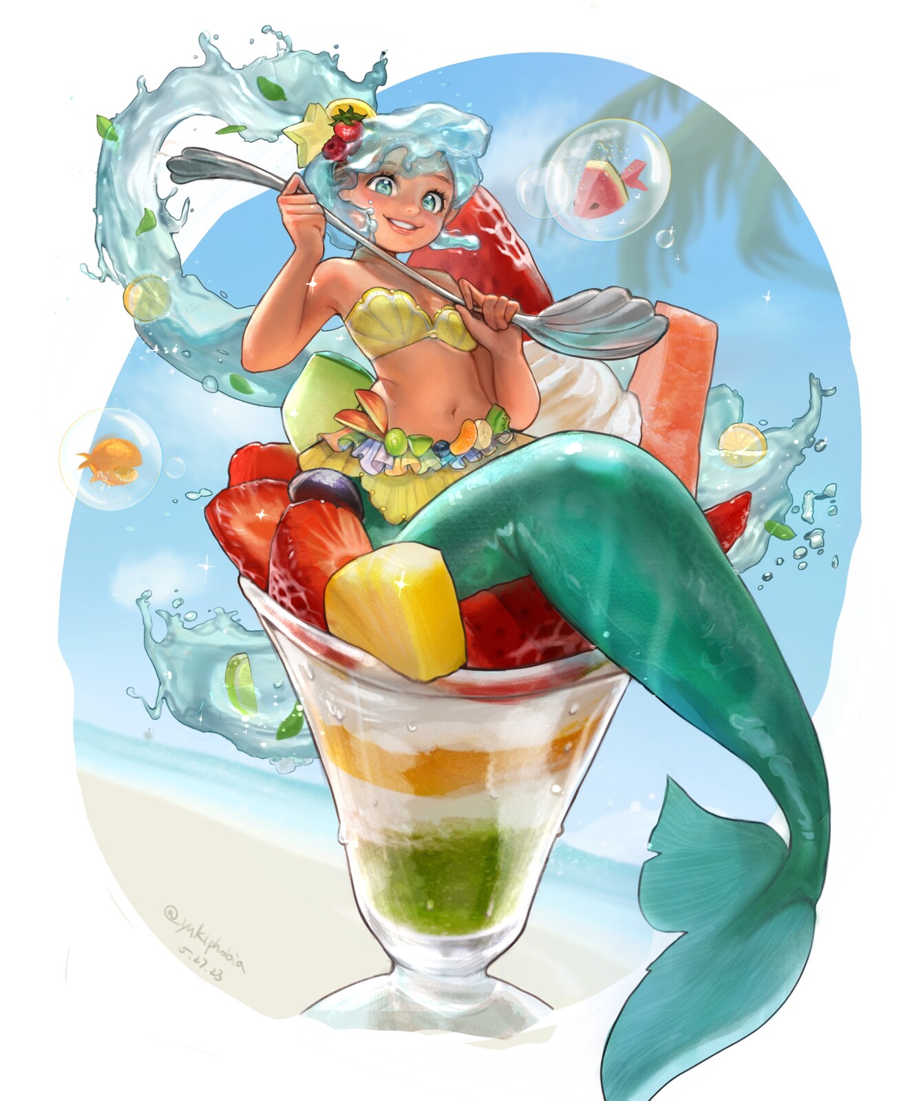 Fruity mermaid! for Mermay 2023