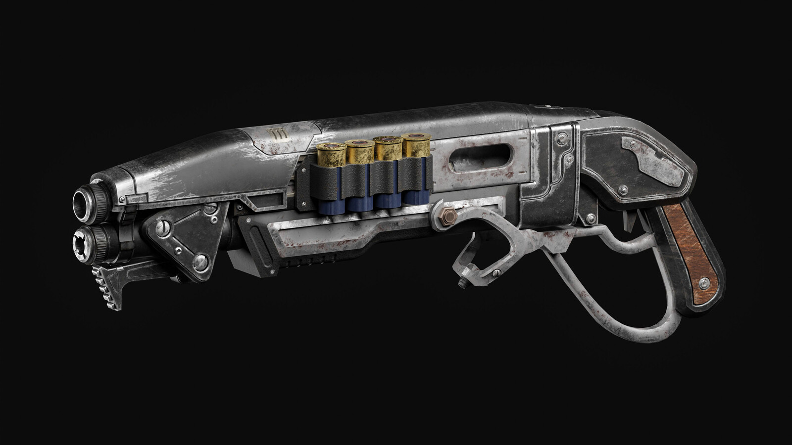 Brian Hernandez GoW Gnasher Shotgun Game Asset