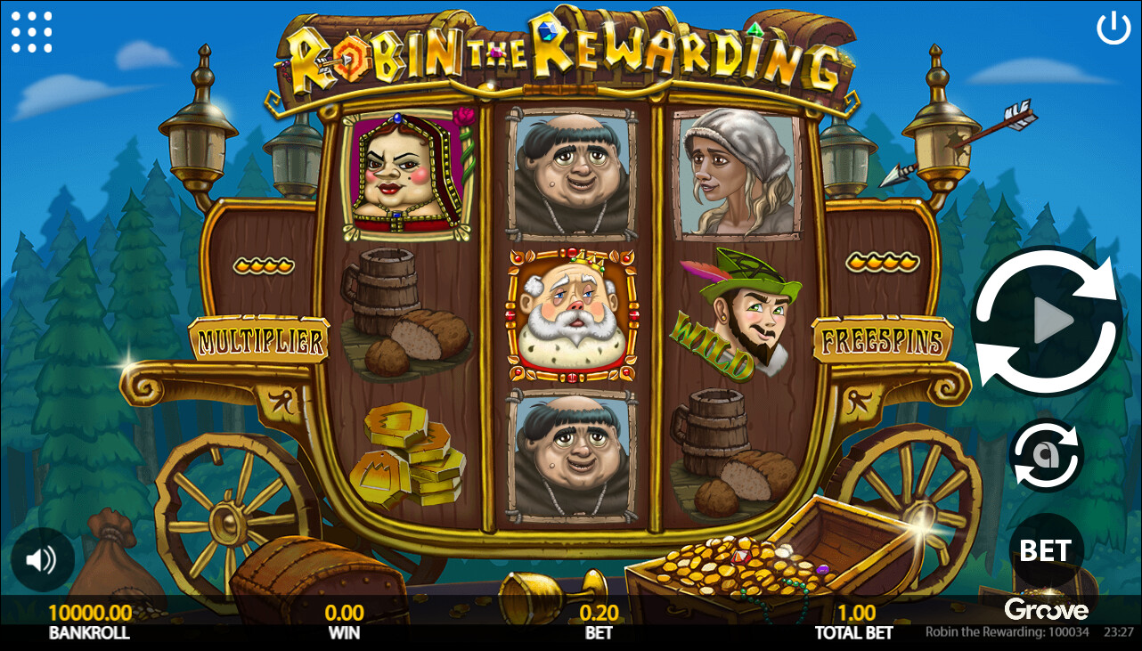 ArtStation - "Robin the rewarding" Casino Slot Machine game © Getta Gaming