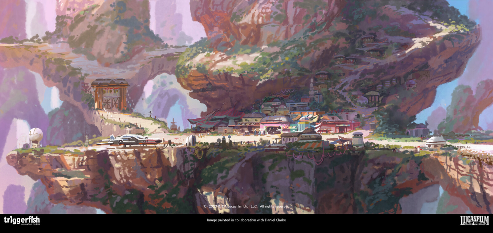 Star Wars Vision 2. "Aau's Song"  Environment Concept art