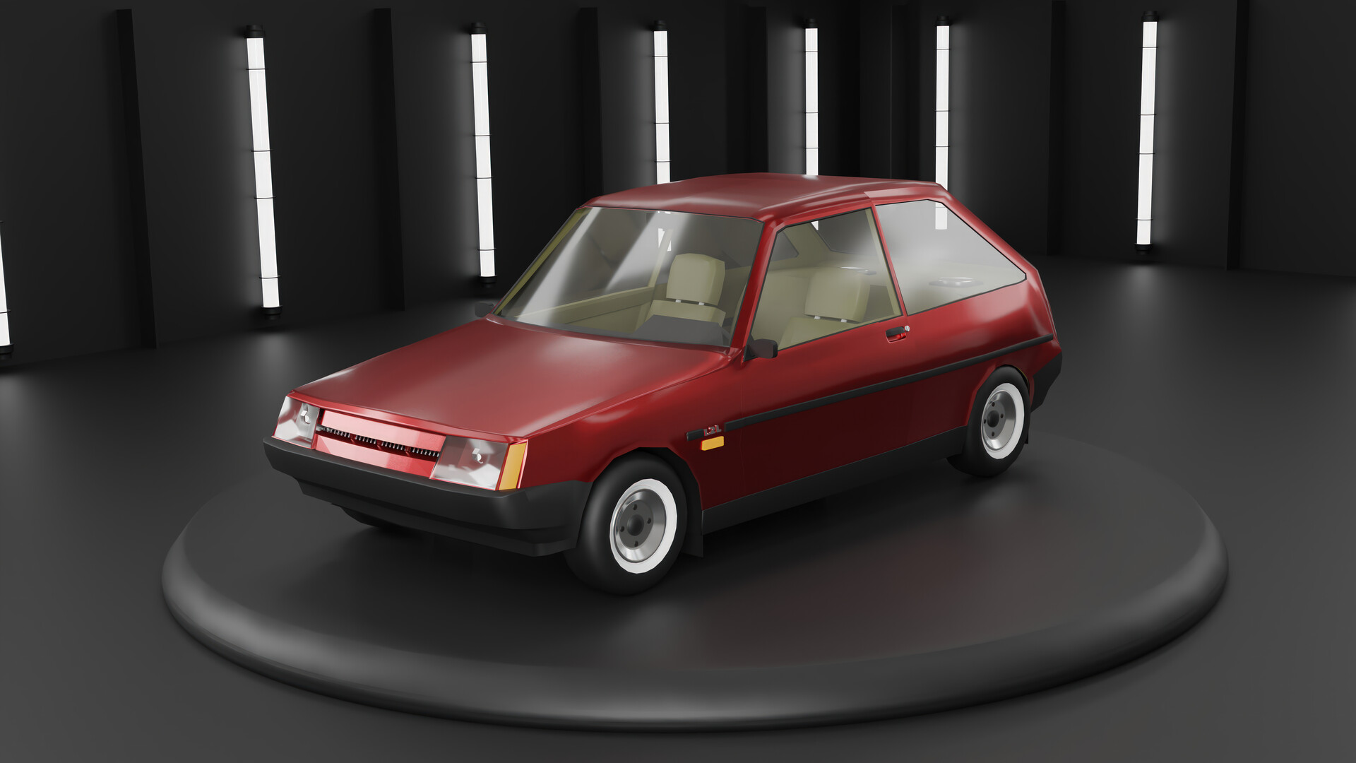 ArtStation - Ukraine car ZaZ 1102 Tavria Nova