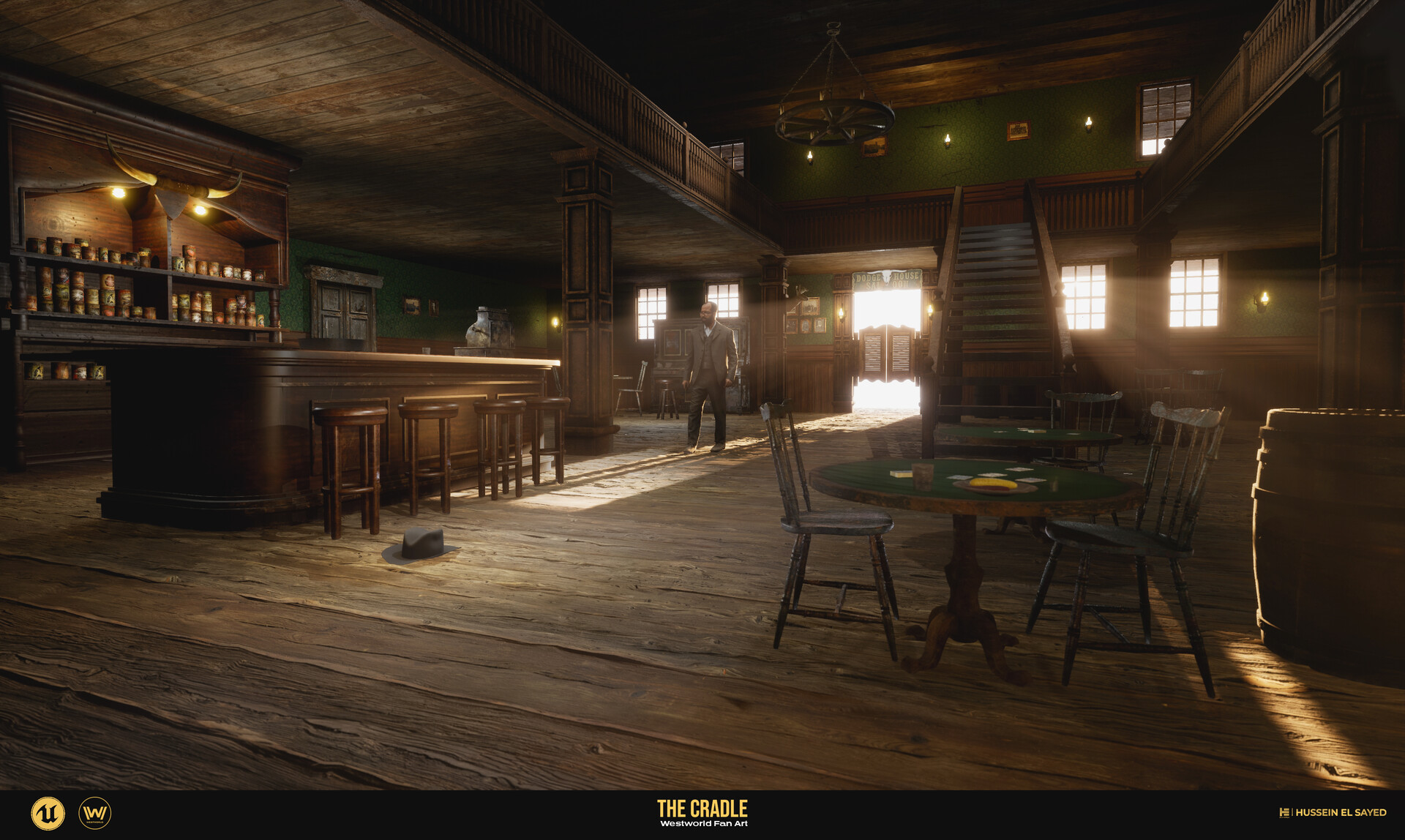 Hussein El Sayed The Cradle Westworld UE5 (Night & Day)