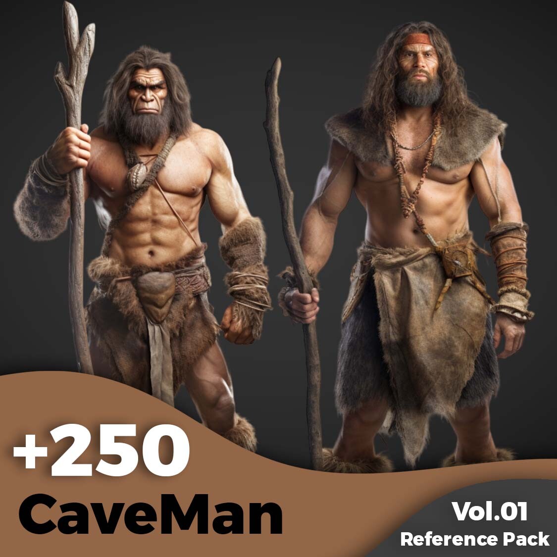 ArtStation 250 CaveMan Concept 4k   Tika Concept Portfolio 