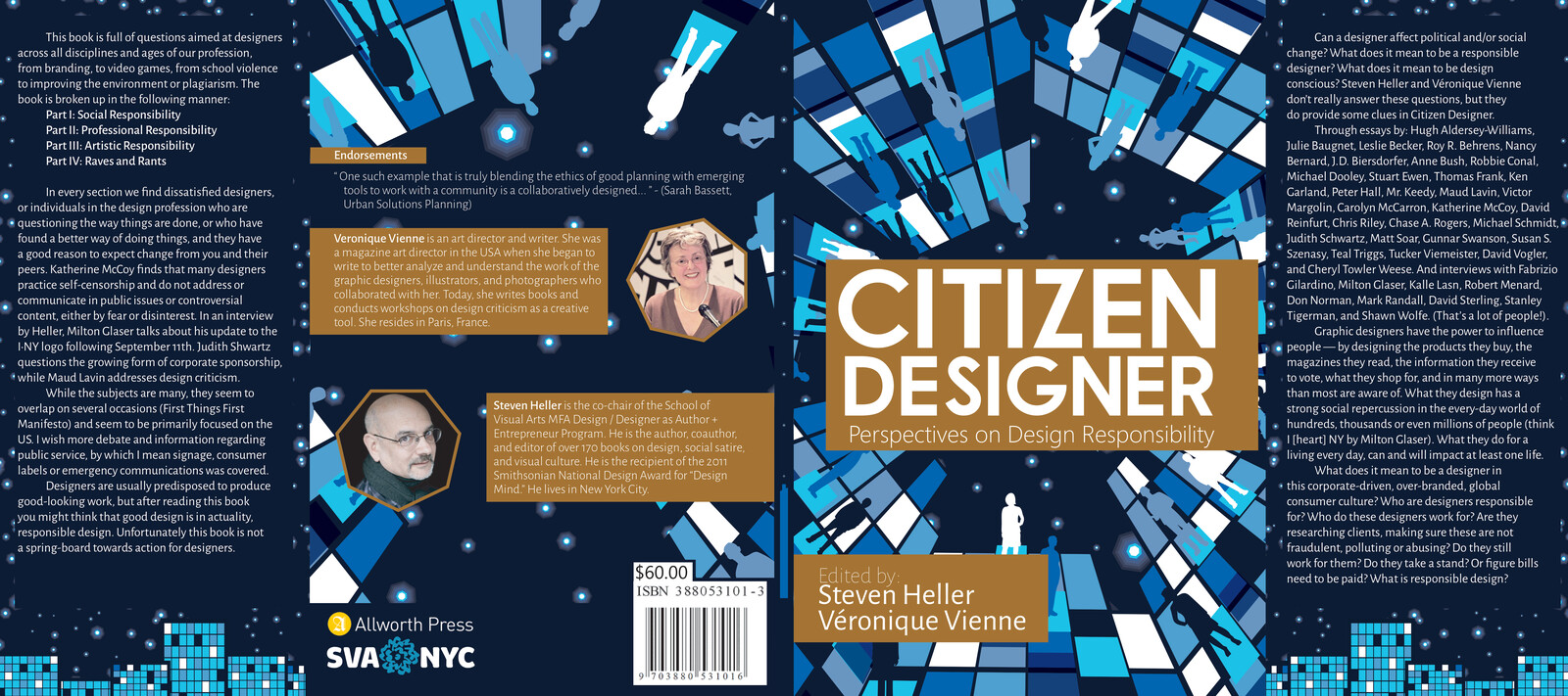 Citizen Designer Book Cover: This was for VC - 262. We had to create a book essentially. I can't really upload all of the pages inside the book. Artstation does not accept files of that size. But I can show off the dust jacket design.