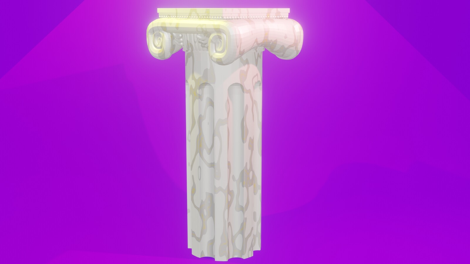 Pillar: Also created a this columns using volumes and curves. For VC - 345.