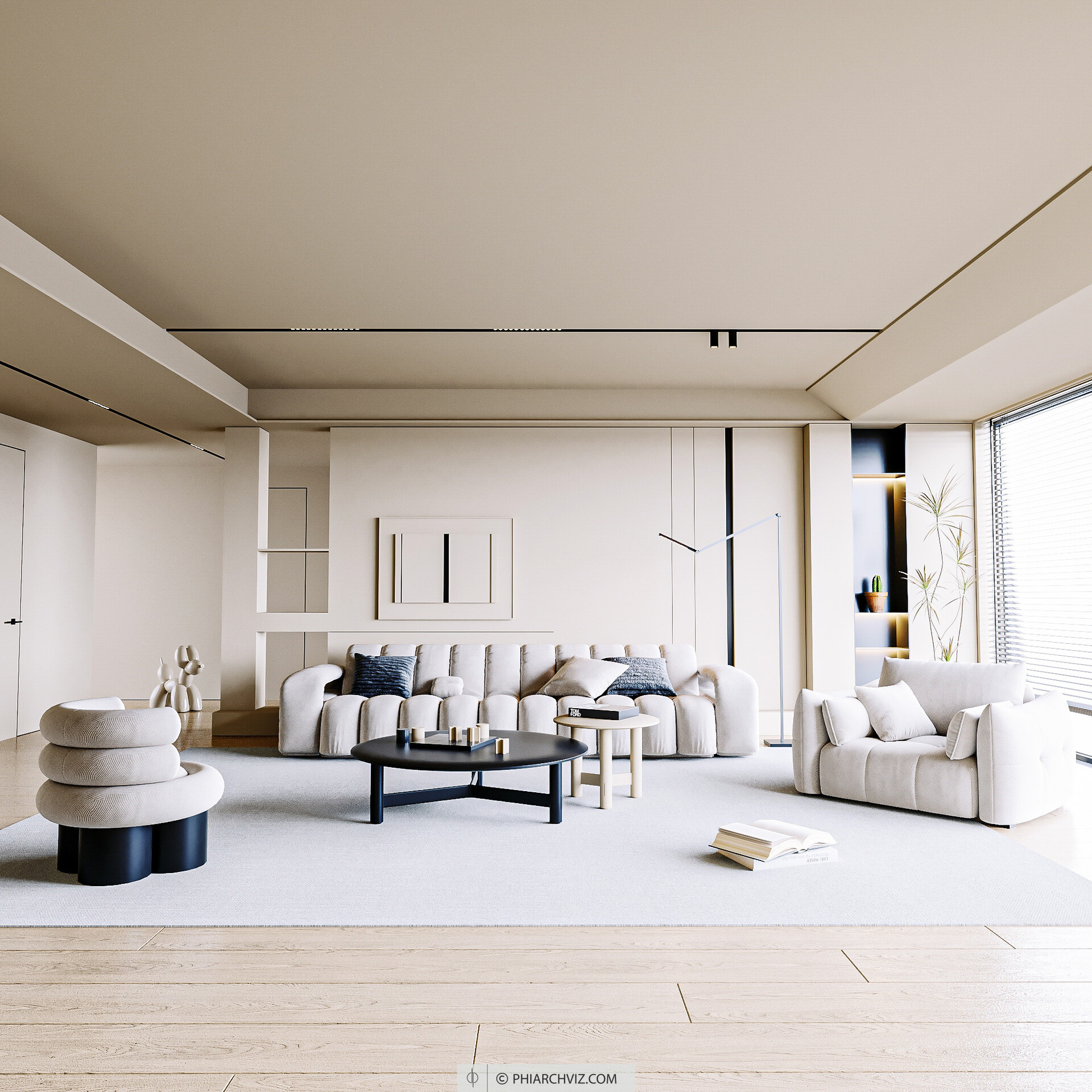 White Living Room 