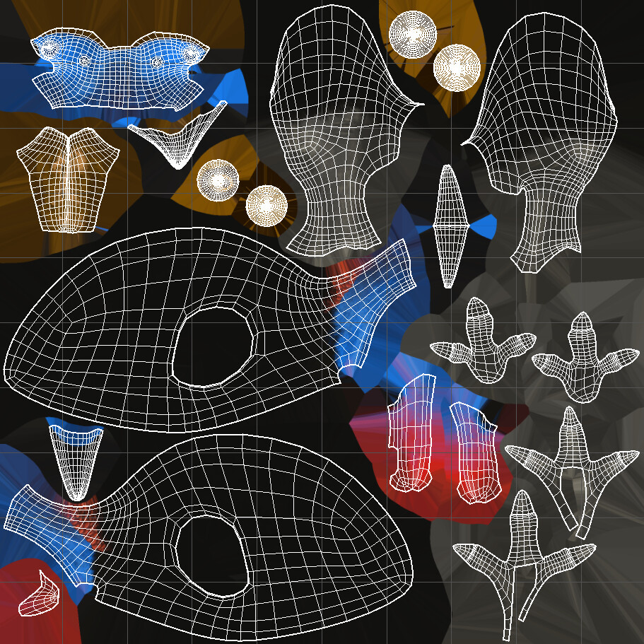 UV layout sample
