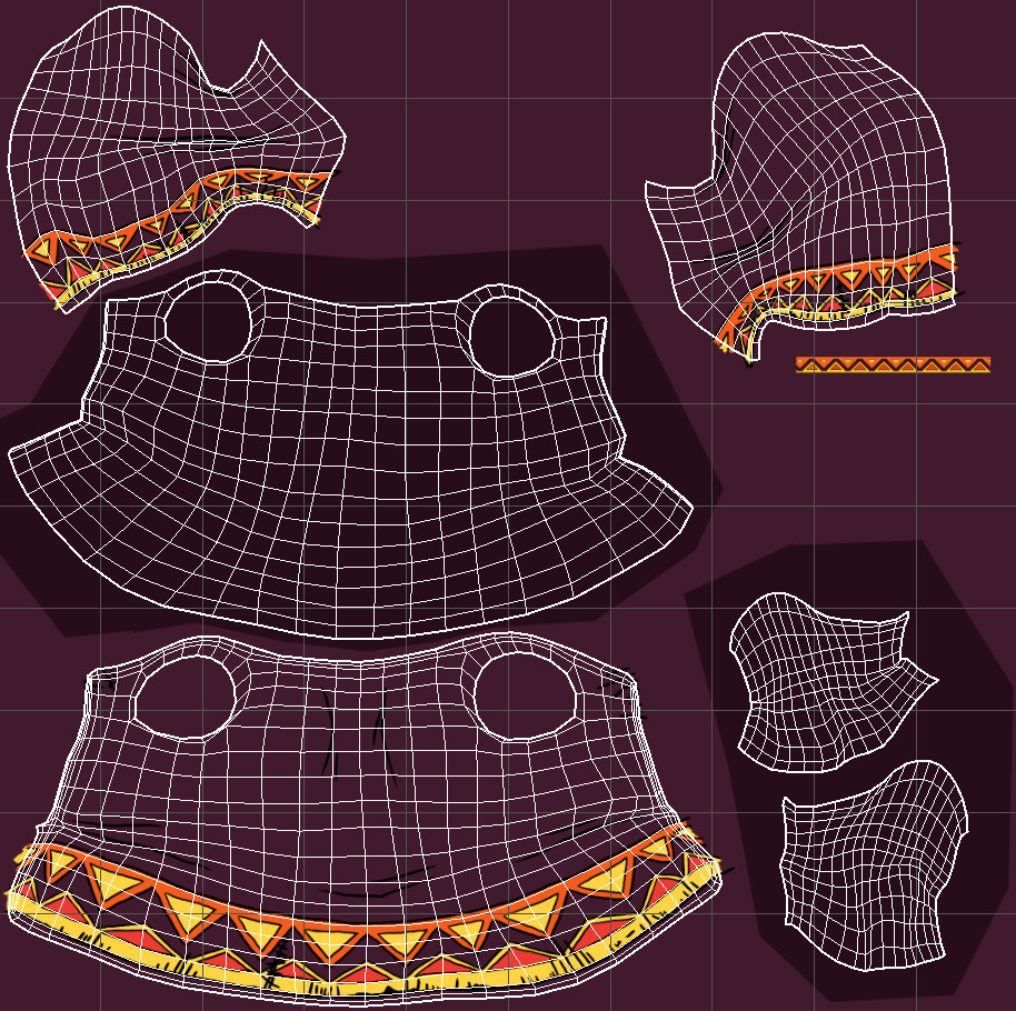 UV layout sample