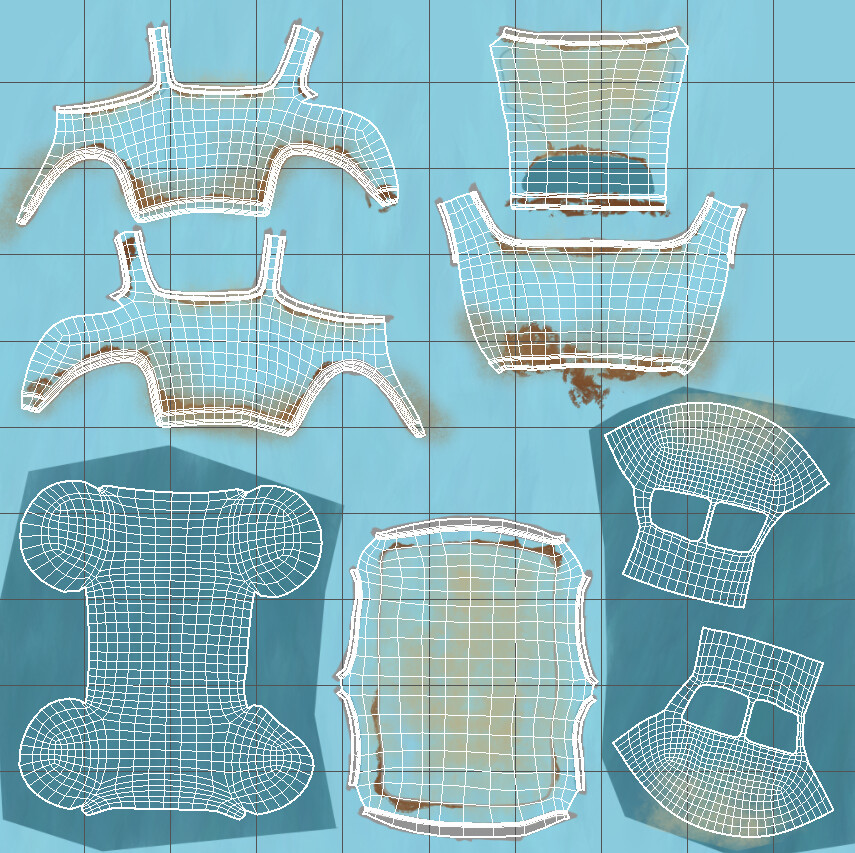 UV layout sample