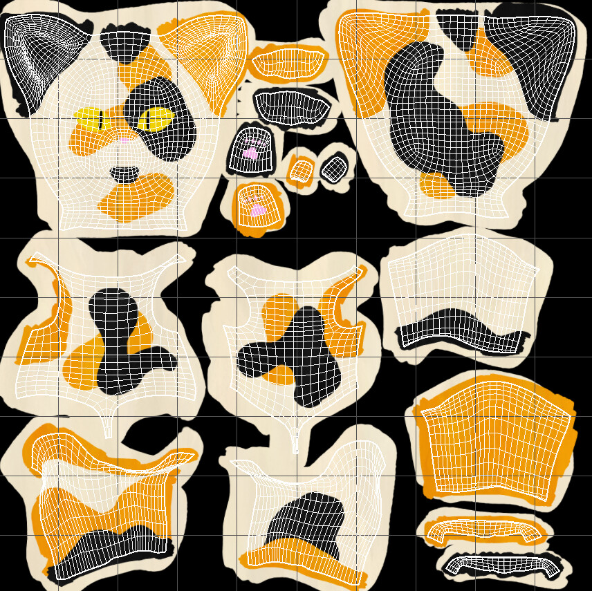 UV layout sample
