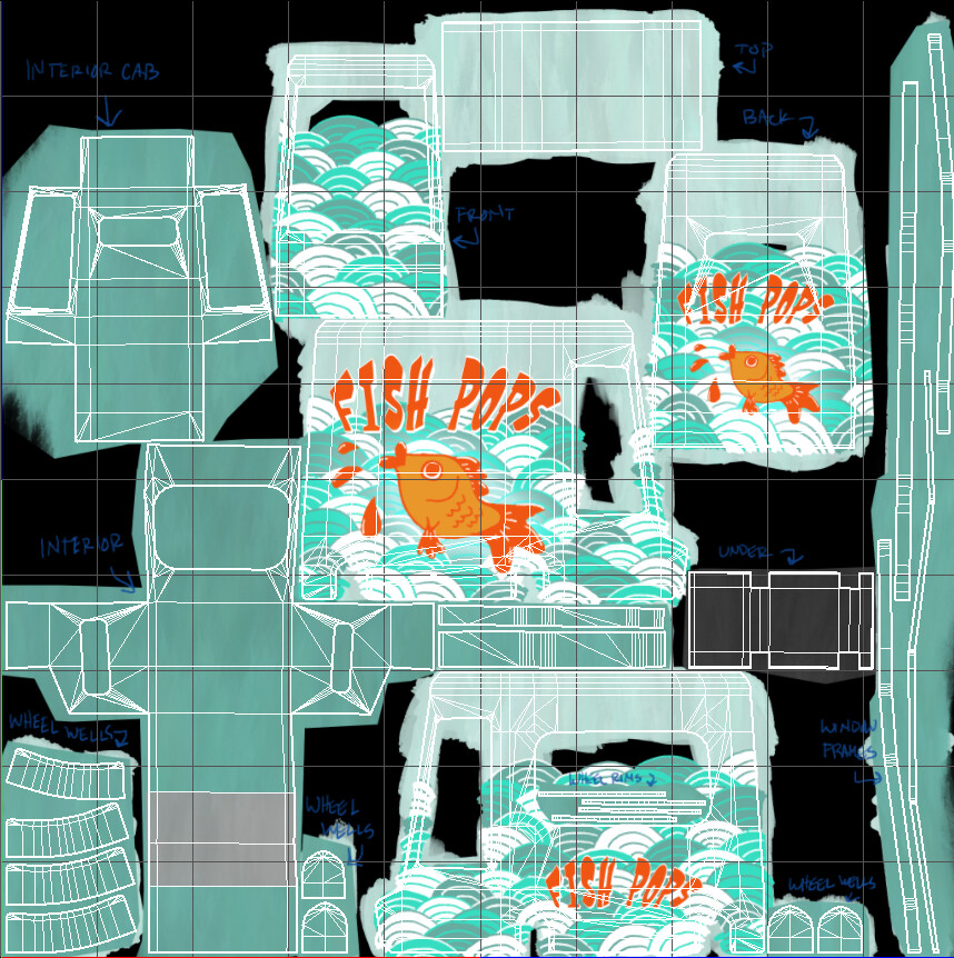 UV layout sample