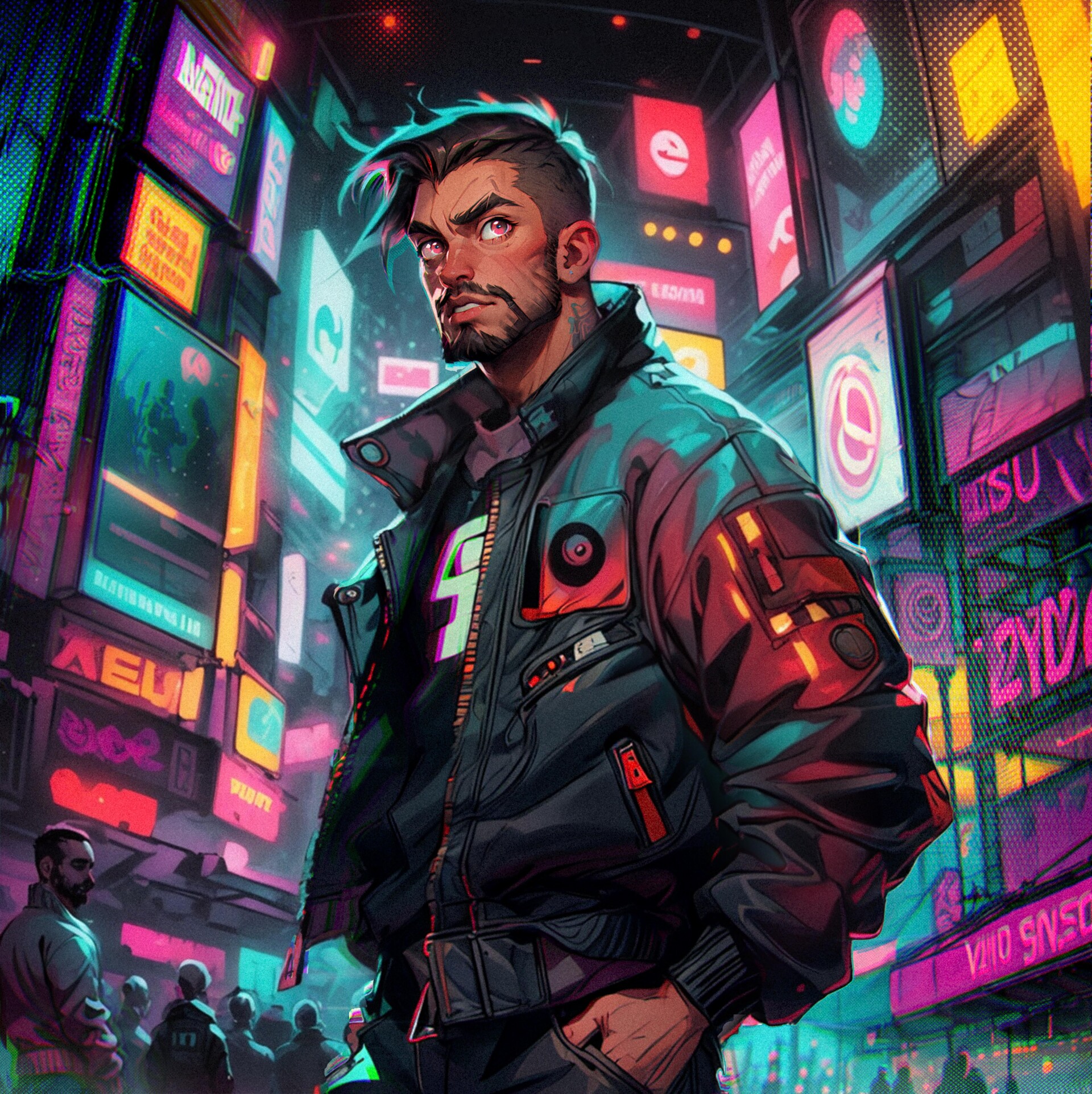 ArtStation - RAY Neon city