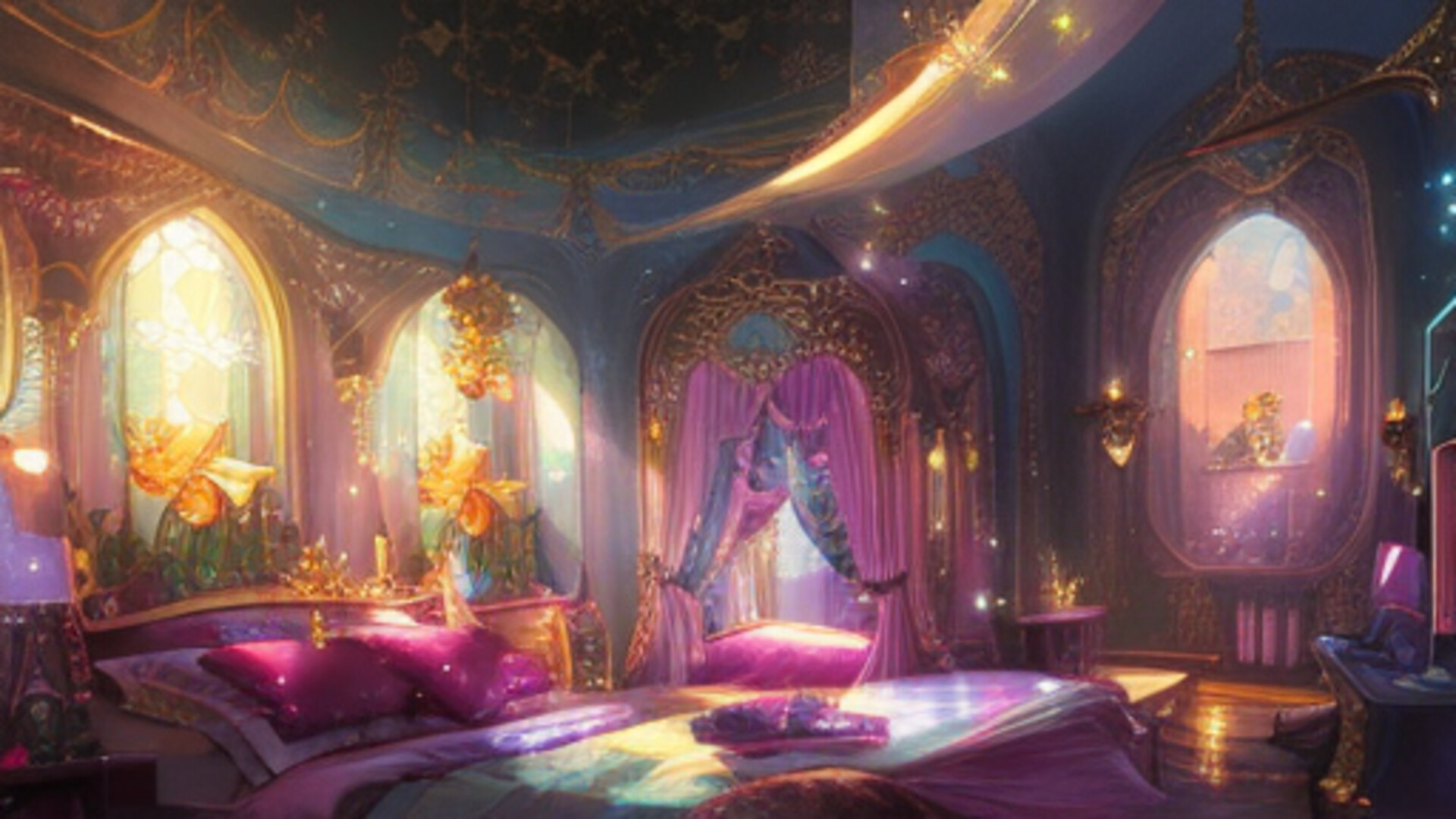 ArtStation - Fantasy Bedroom 2