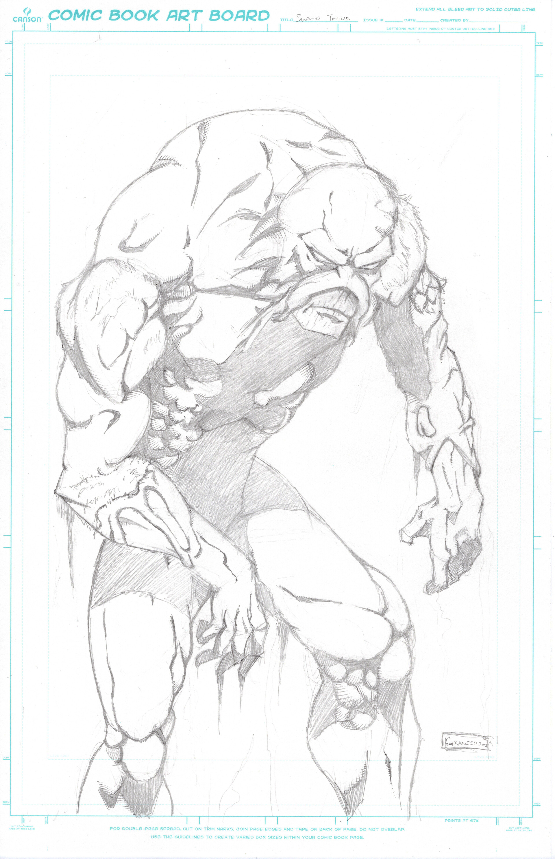 ArtStation Swamp Thing