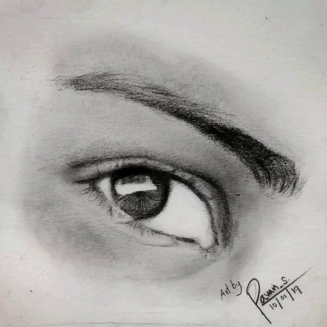 How to Draw a Realistic Eye: 9 Steps | RapidFireArt