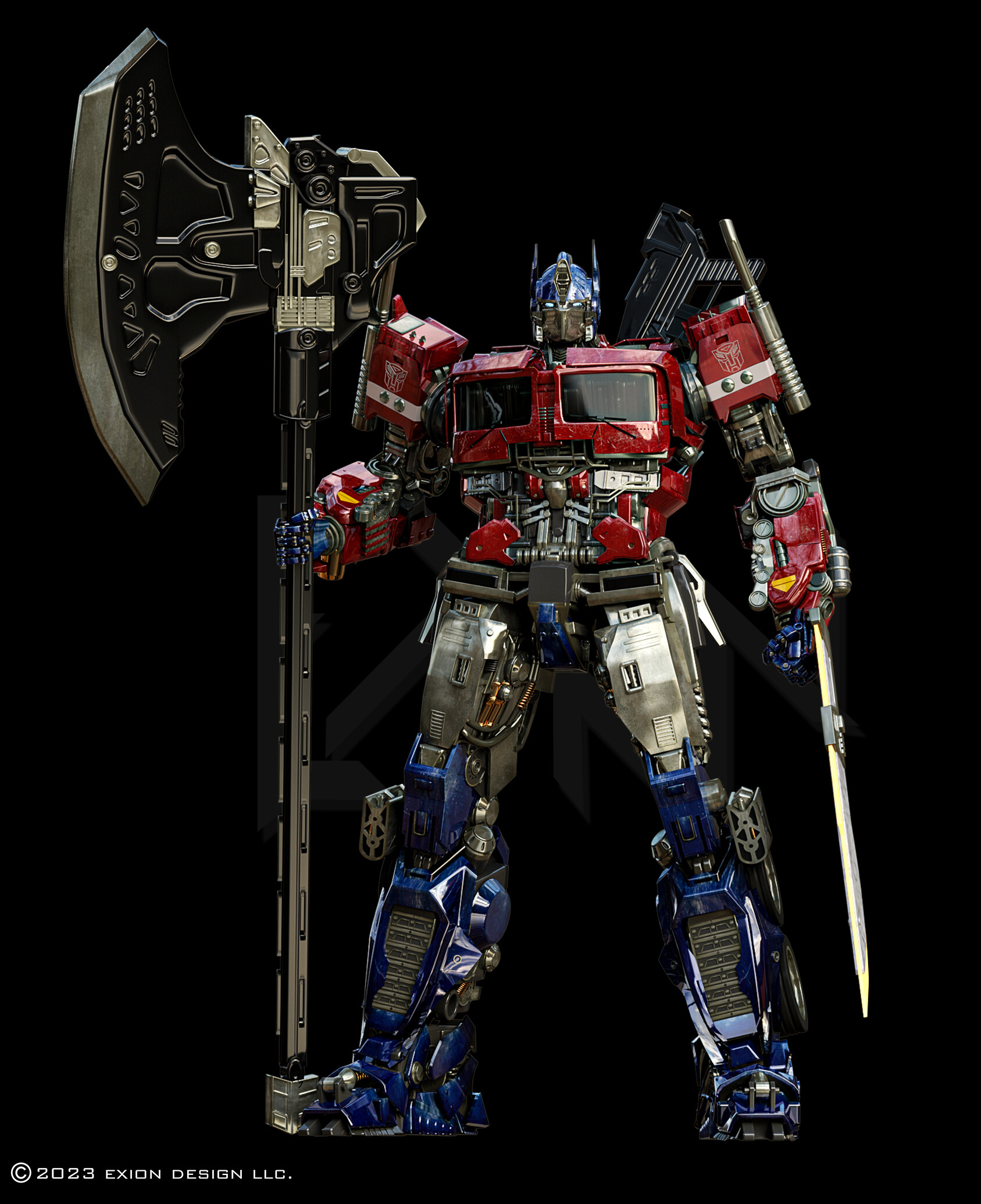 ArtStation - Transformer Optimus Prime Bumblebee Movie ver.