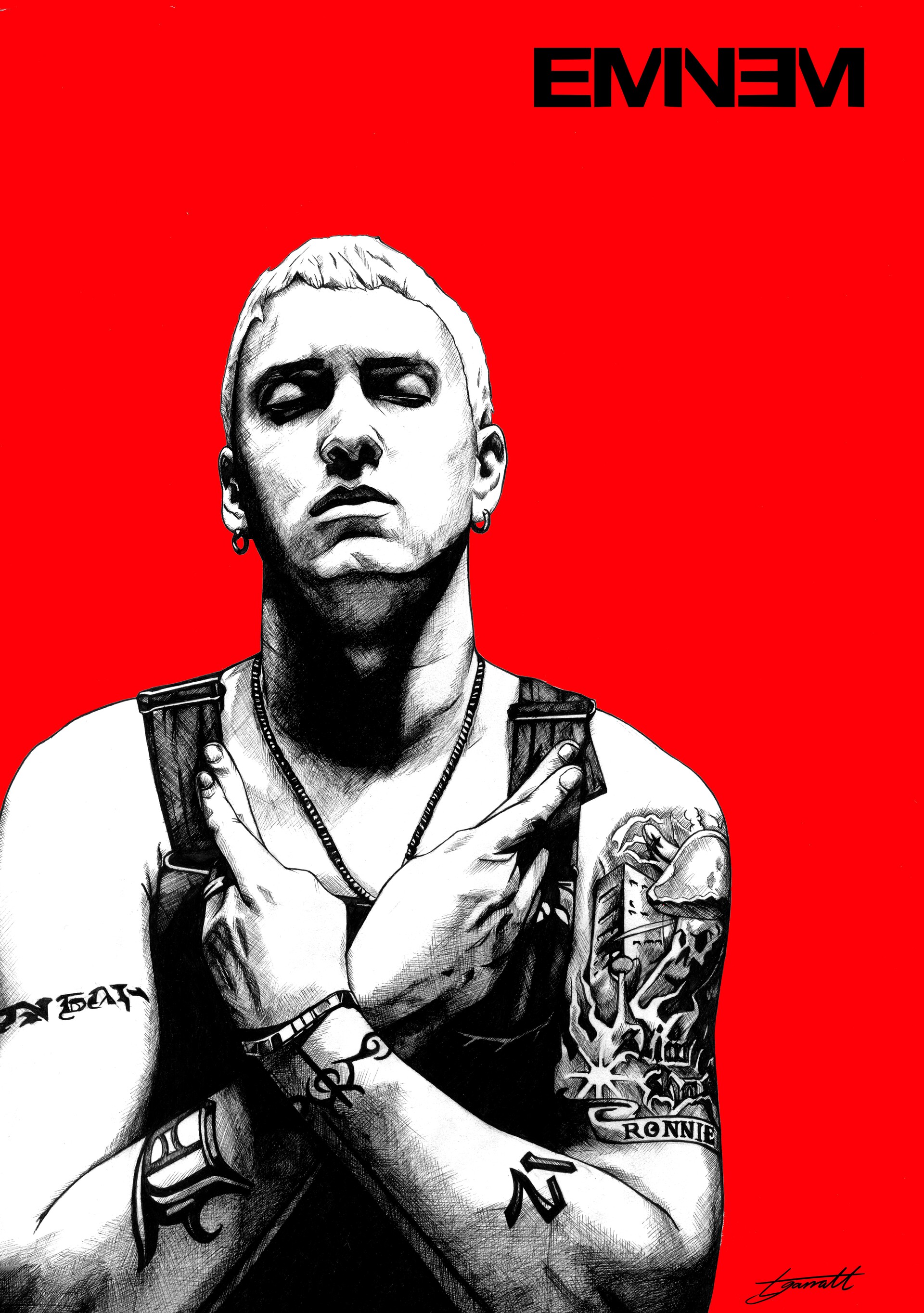 ArtStation - Eminem Pen Illustration