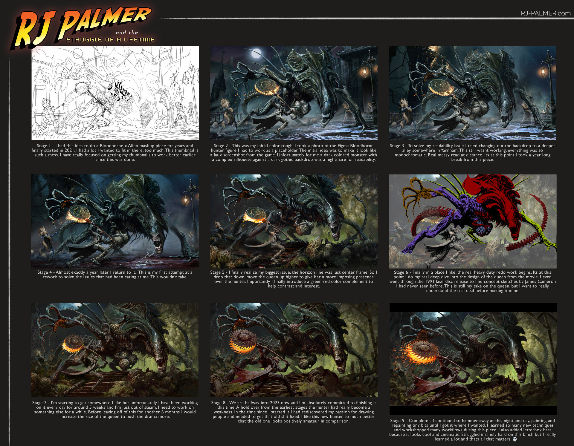 RJ Palmer - Alien vs Bloodborne