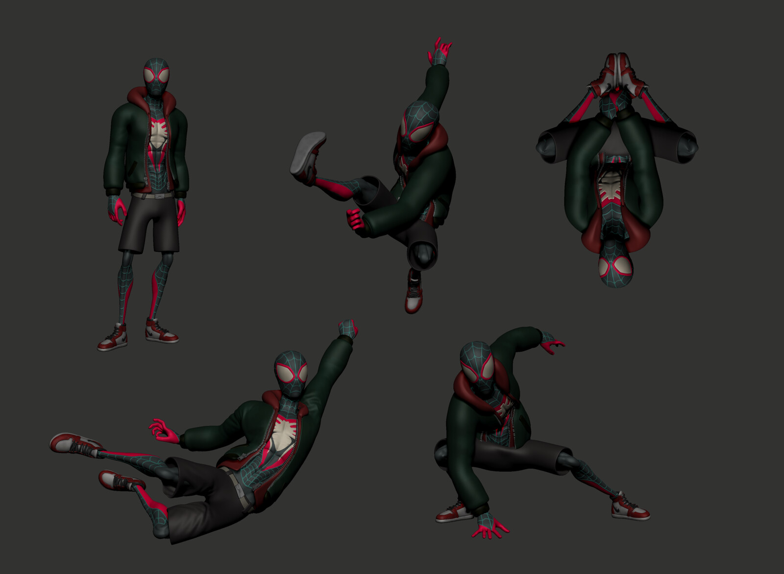 some poses in ZBrush