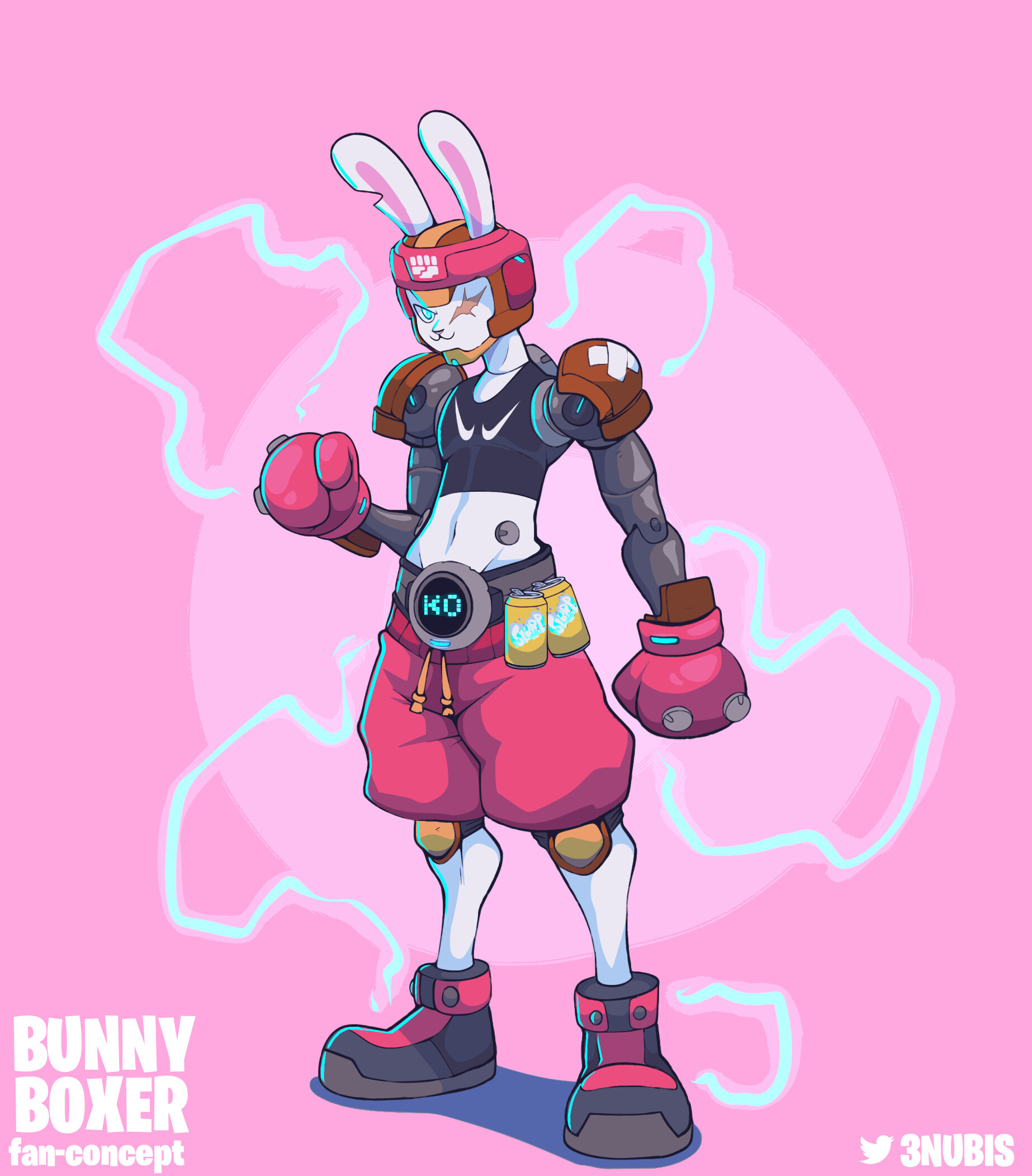 ArtStation - Fortnite Skin Concept - Bunny Boxer - [FANMADE]