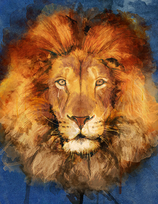 Digital Watercolor Study