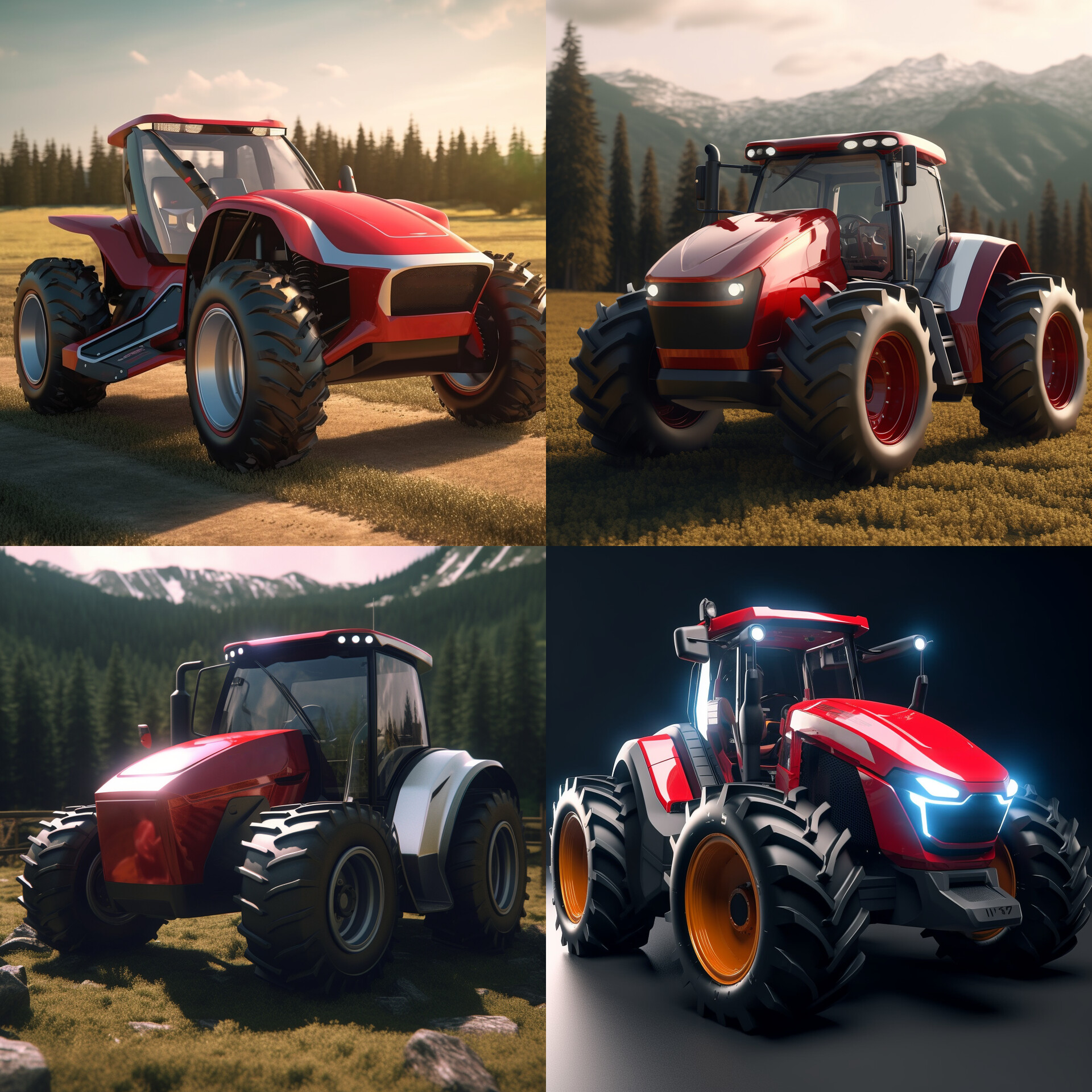 ArtStation Tesla Tractor