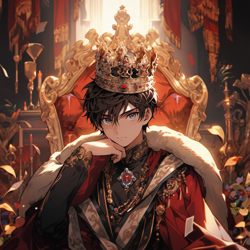 Fantasy king, anime art