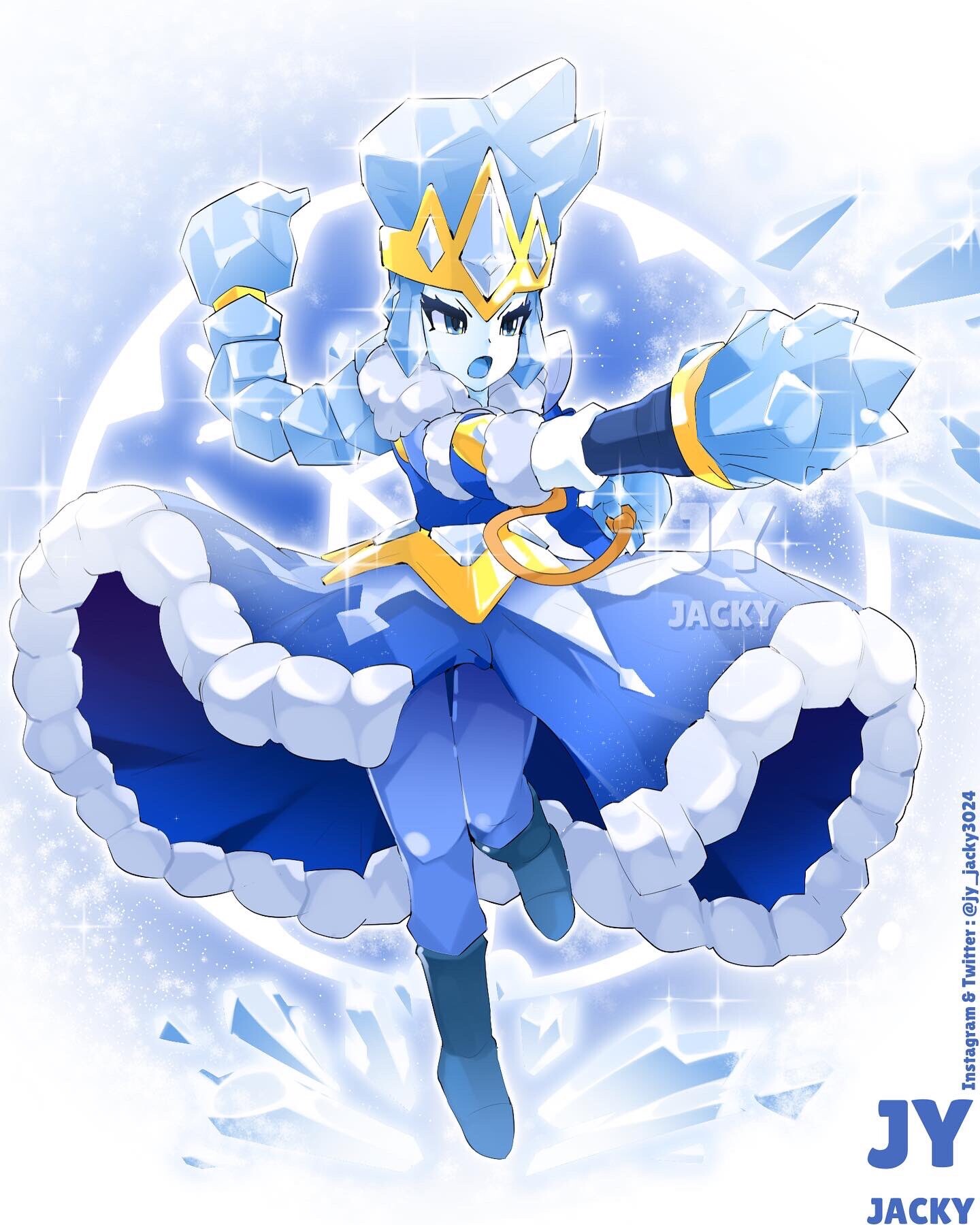 ArtStation Frost Queen Amber ️ ️ ️ Picture 1 Brawl Stars