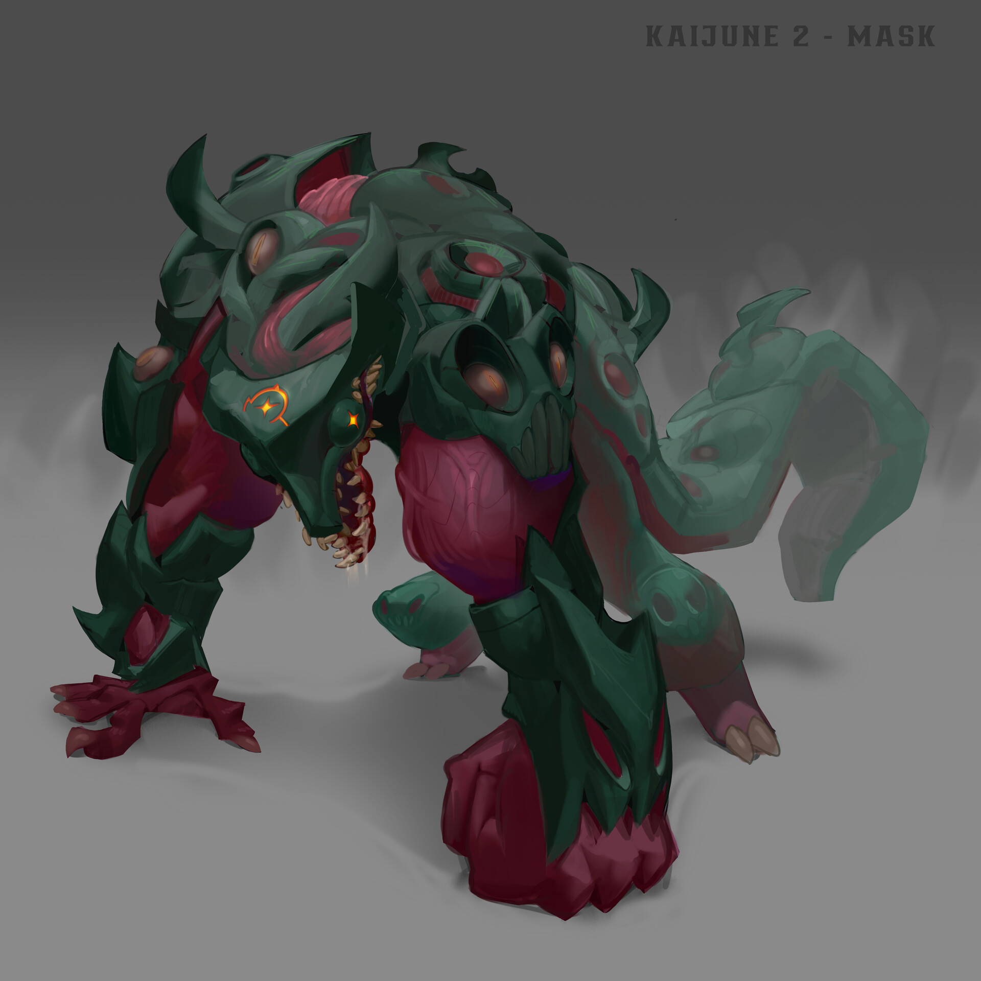 Carneline re_design in 2023  Kaiju art, Kaiju, Furry art