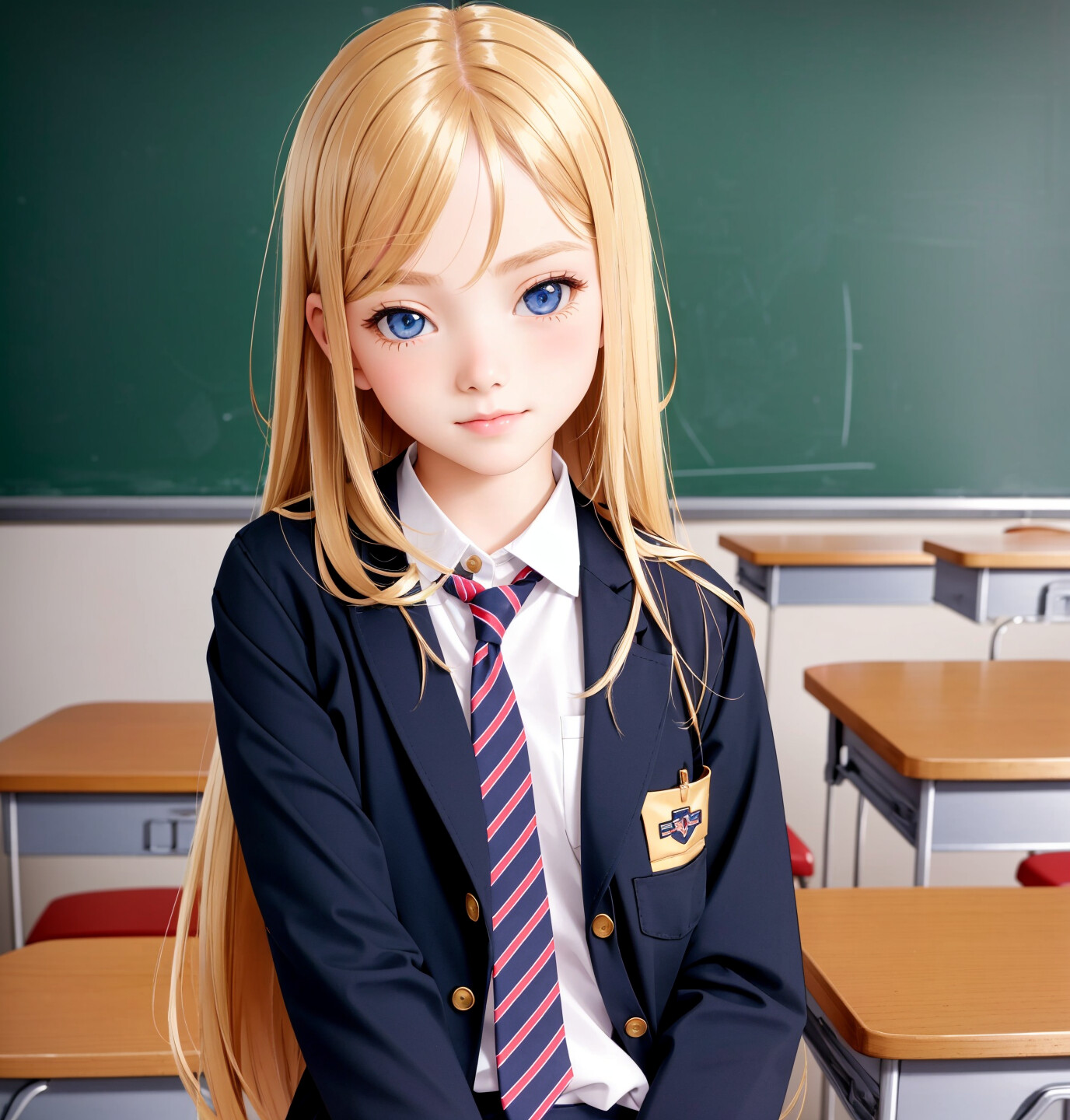 ArtStation - Cute schoolgirl