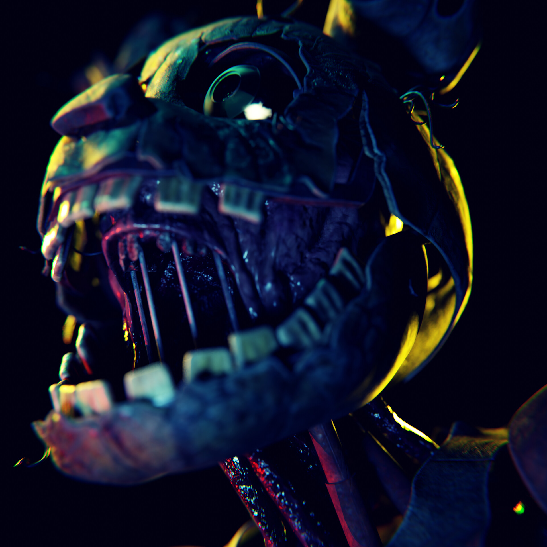 ArtStation - Five Nights at Freddy's 4 Fan-Made Nightmare 3D Models