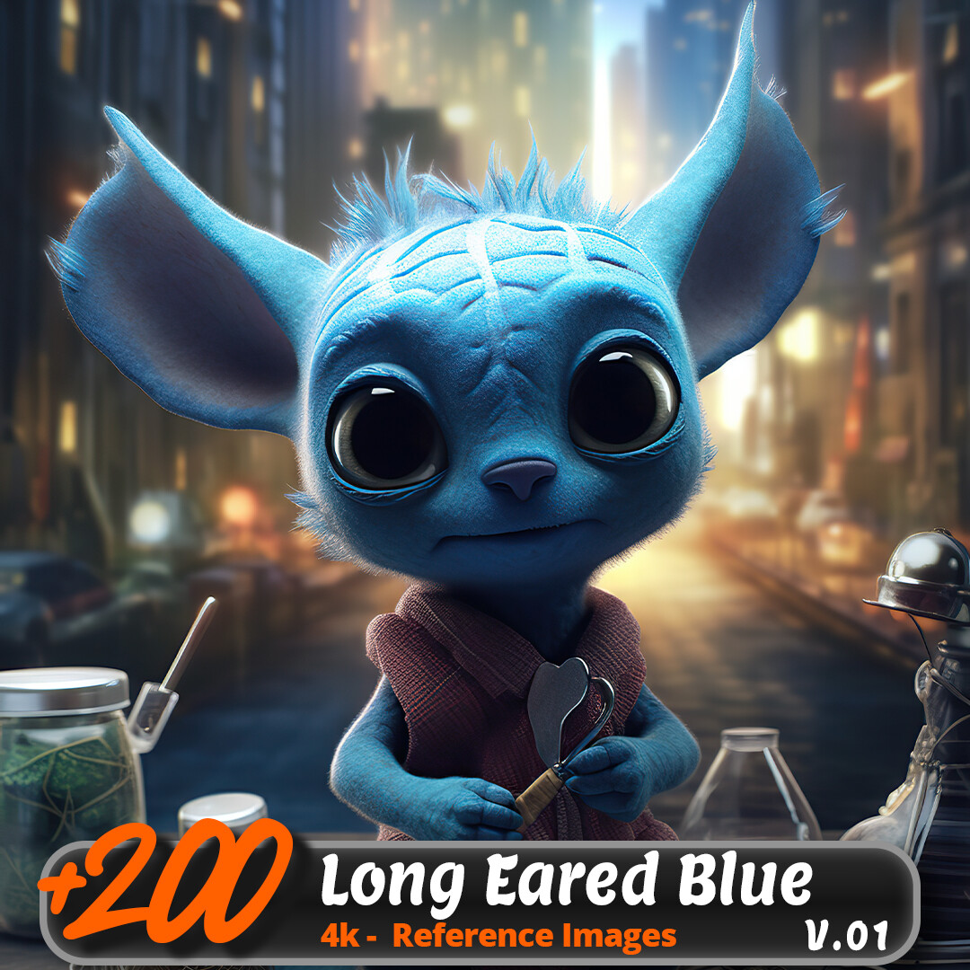 ArtStation - Long Eared Blue vol.01/ 4K/ Reference Image