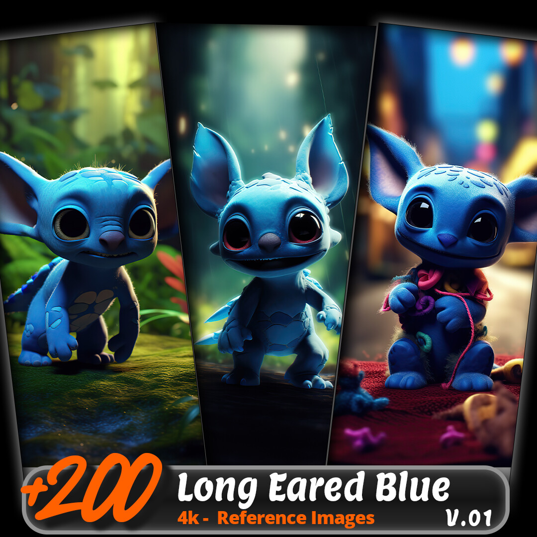 ArtStation - Long Eared Blue vol.01/ 4K/ Reference Image