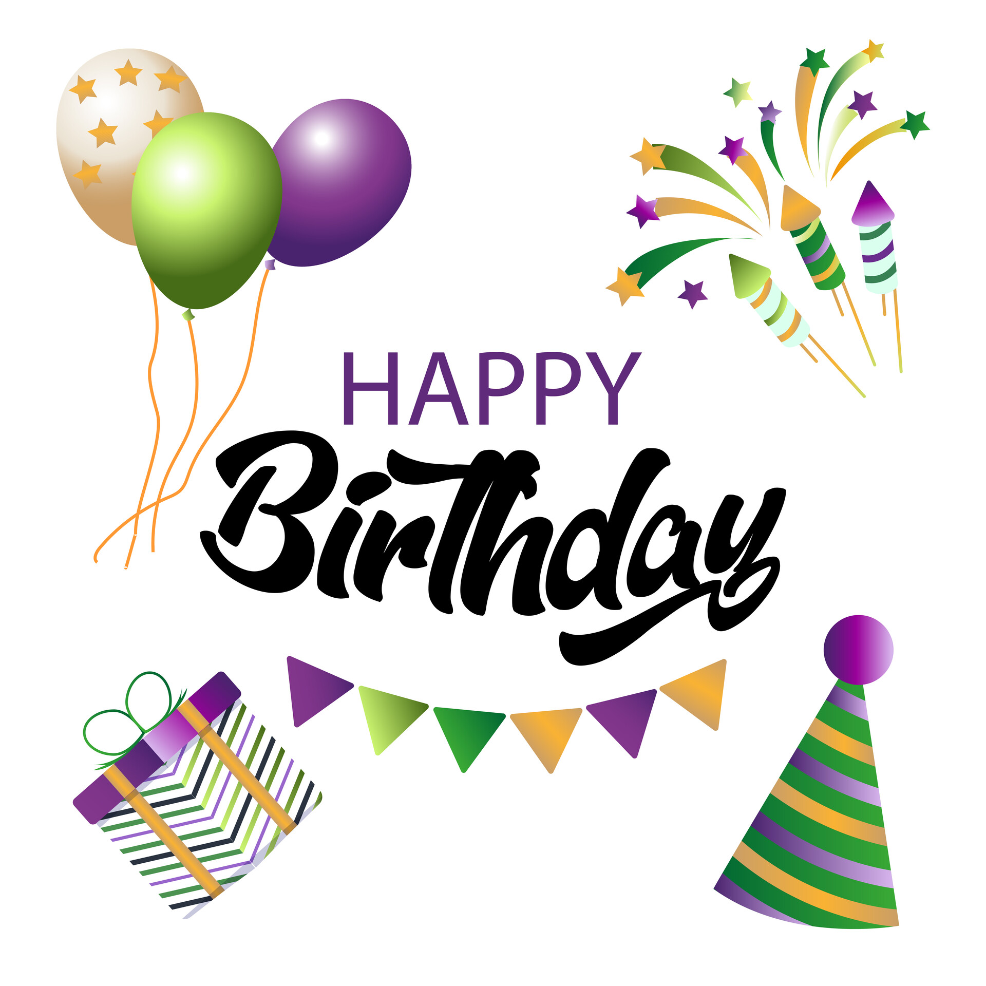 Bonne anniversaire открытки