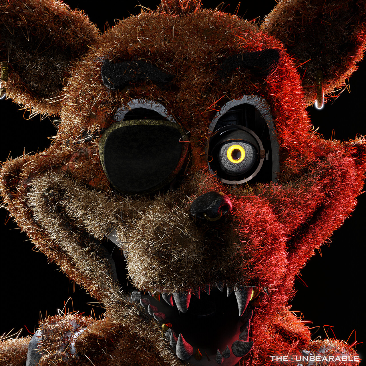 ArtStation - Five Nights at Freddy's - Realistic / Stylized Foxy Model