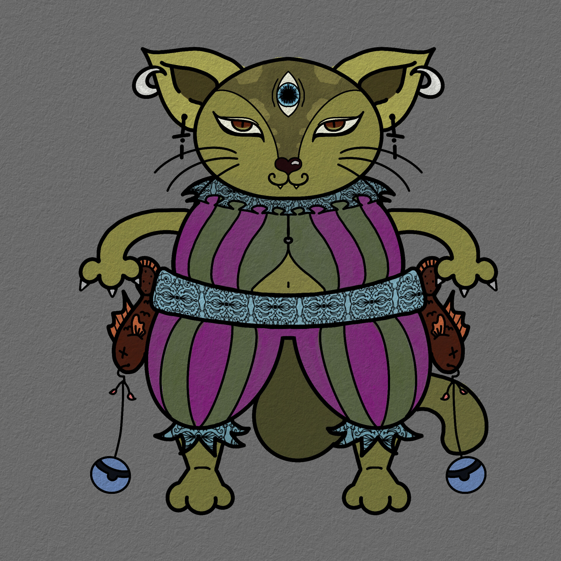 ArtStation - Purrfect Gunslinger: The Wild Fish-West