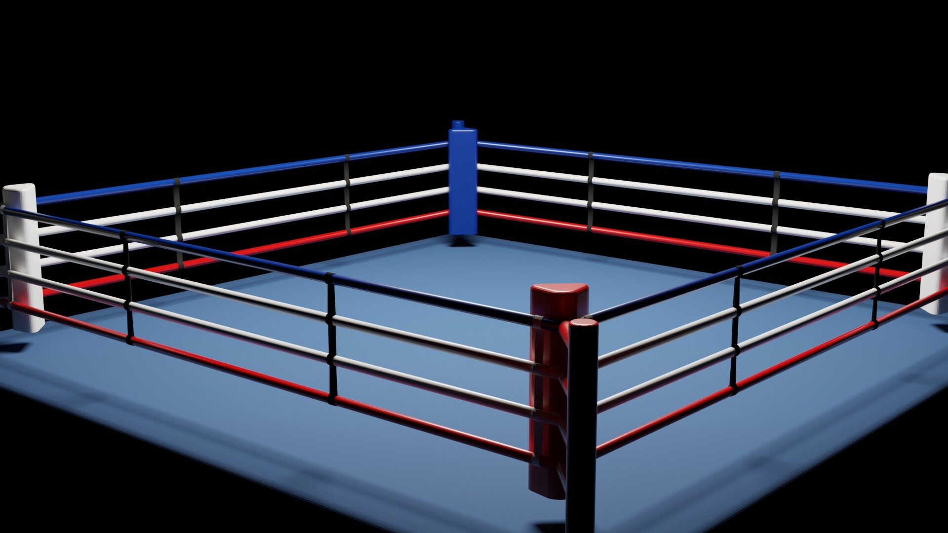 ArtStation Boxing ring 3D model