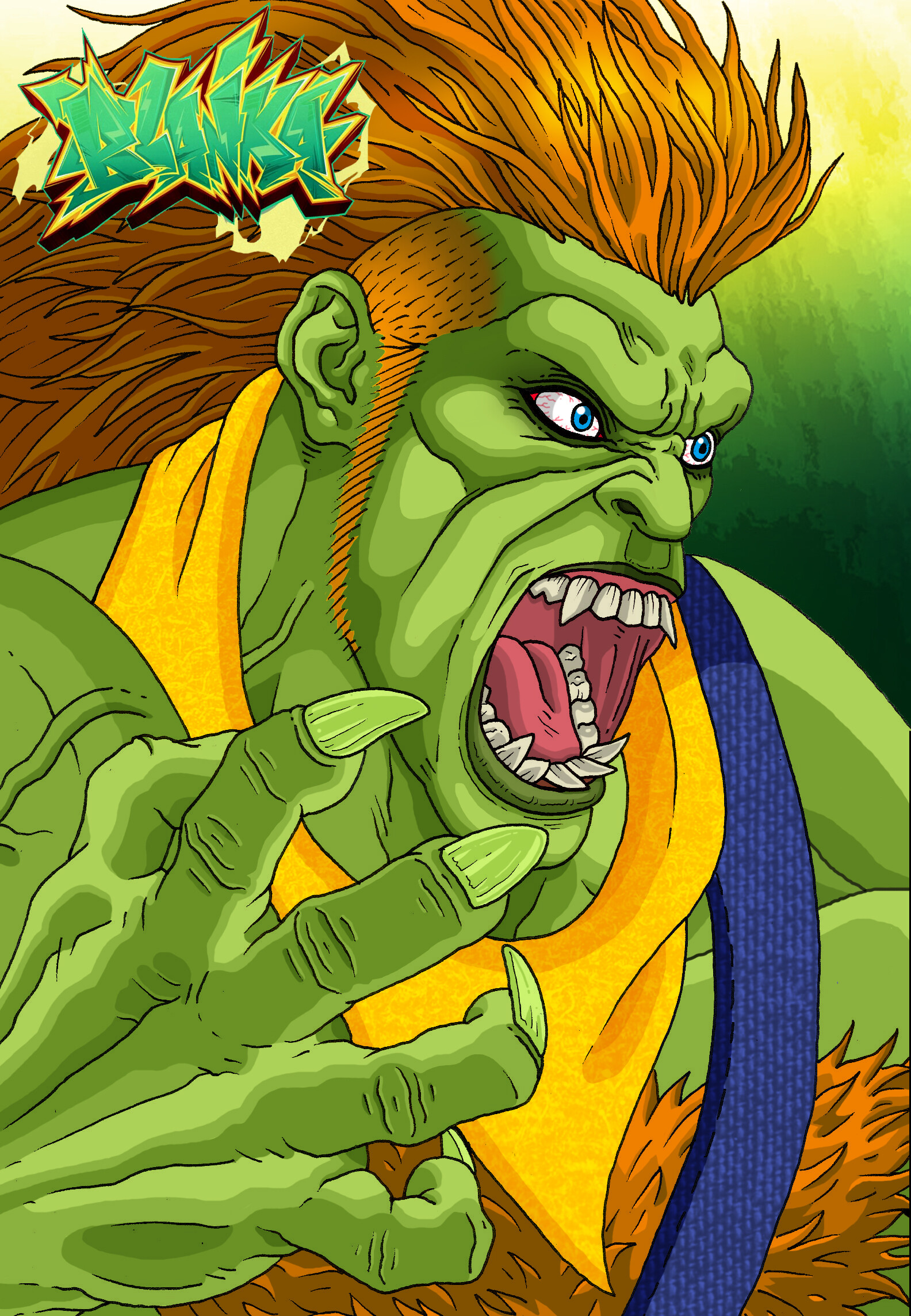 Blanka Concept Art - Street Fighter 6 Art Gallery