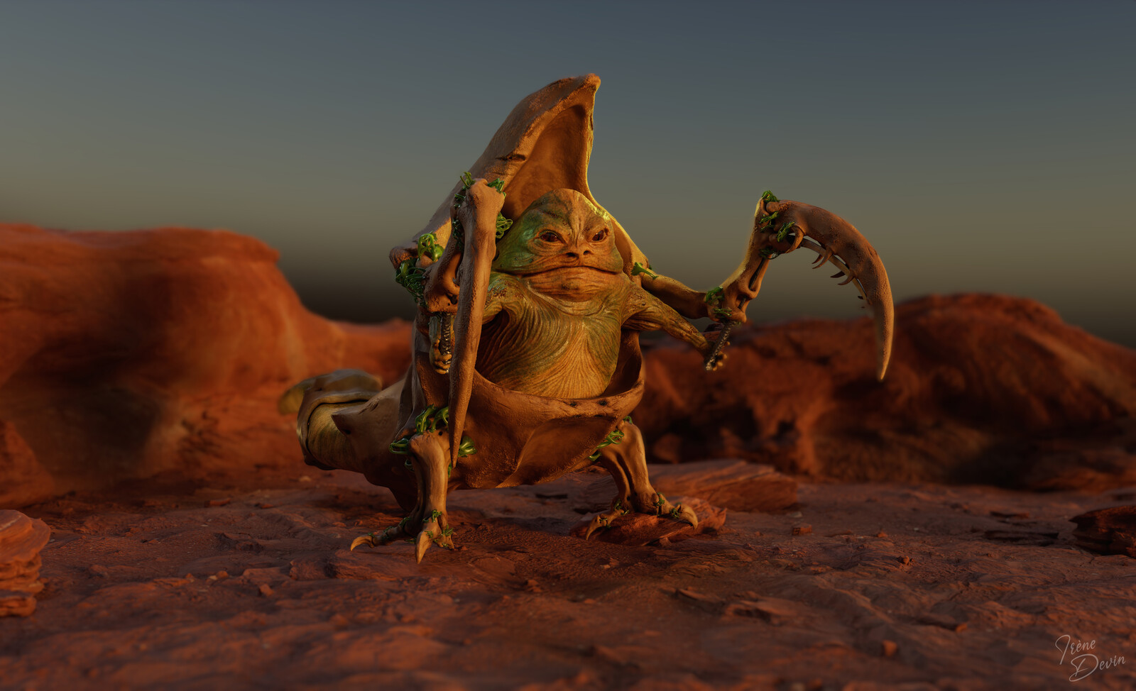 Xinoehp the Hutt marmoset render