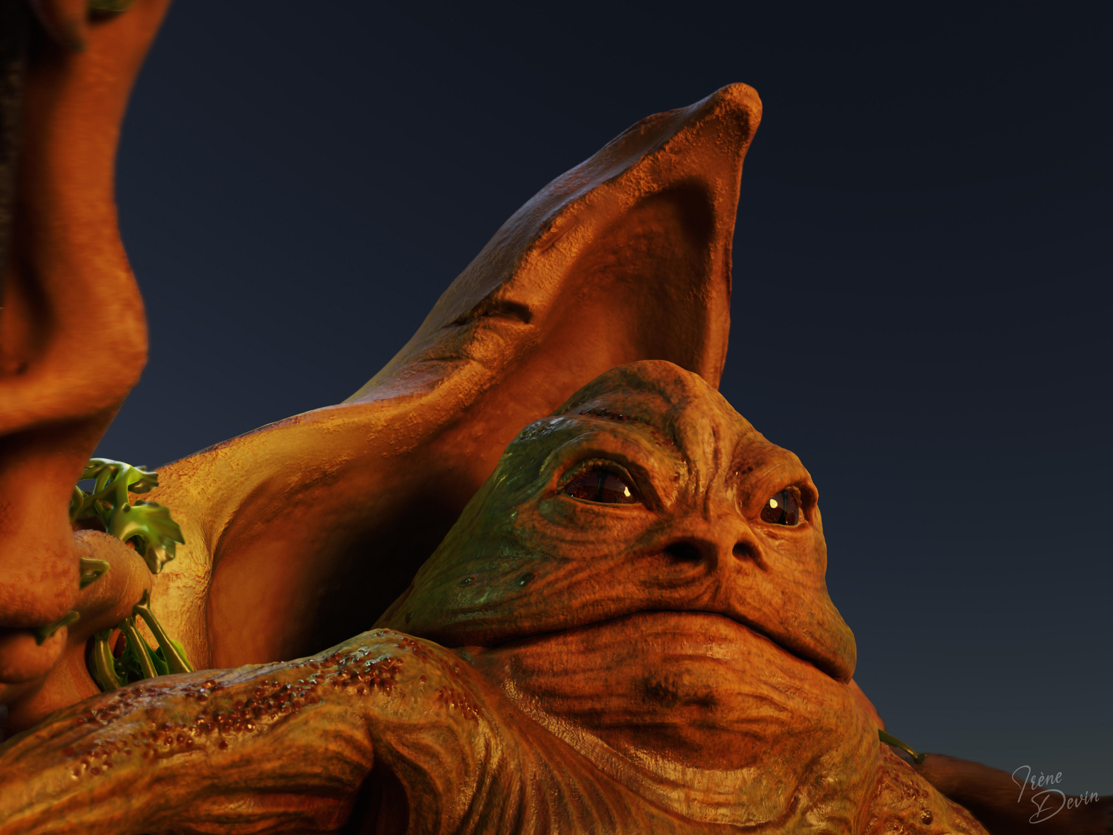 Xinoehp the Hutt marmoset render