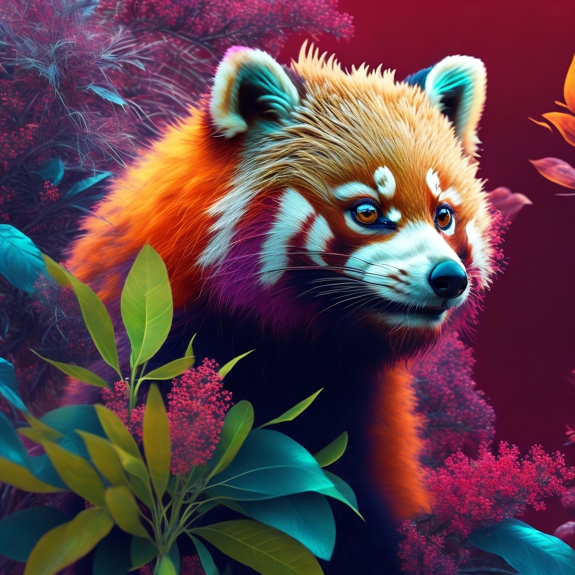 ArtStation - Cute Red Pandas Artwork