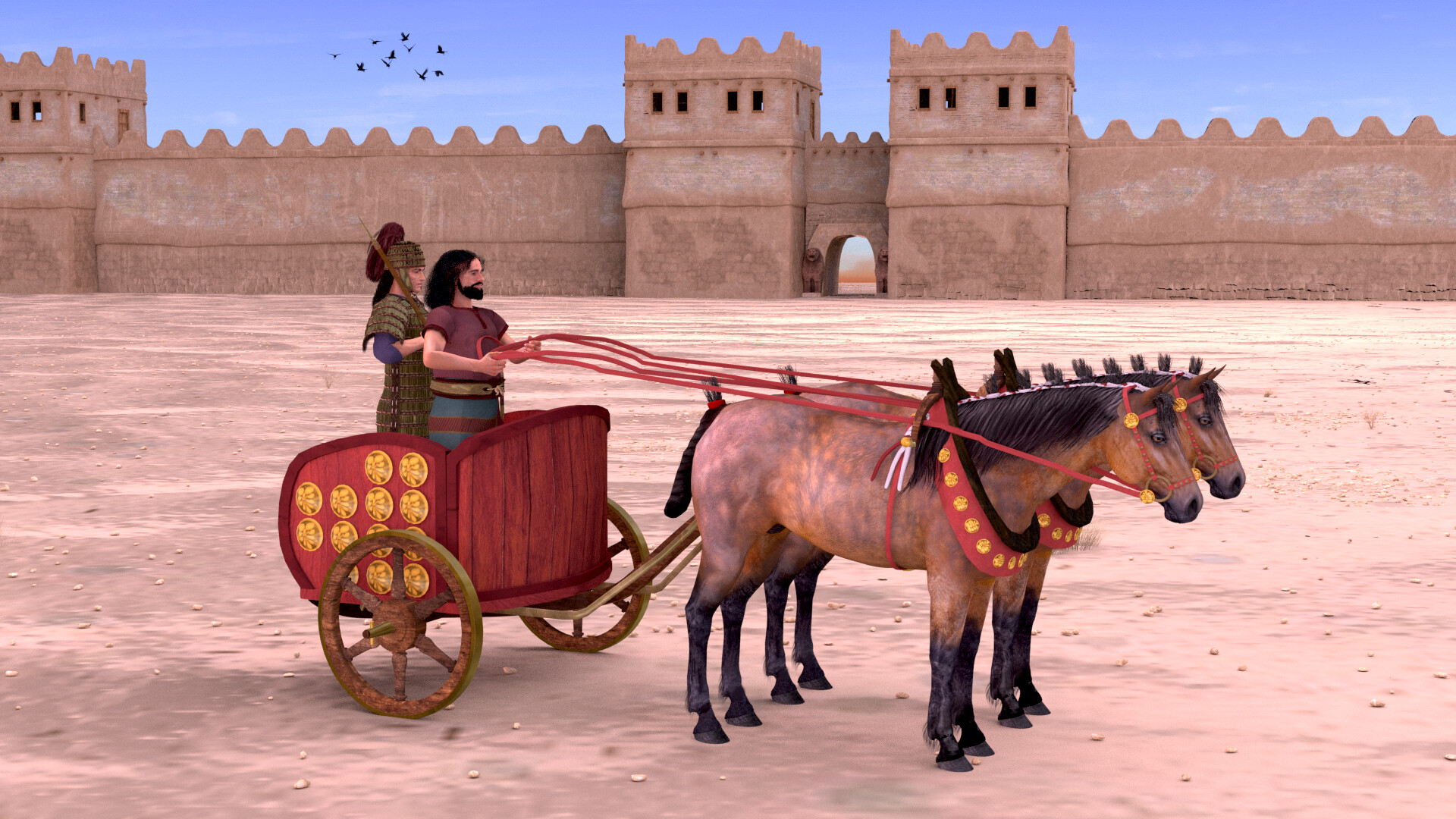 ArtStation Hittite Chariot 1450BC